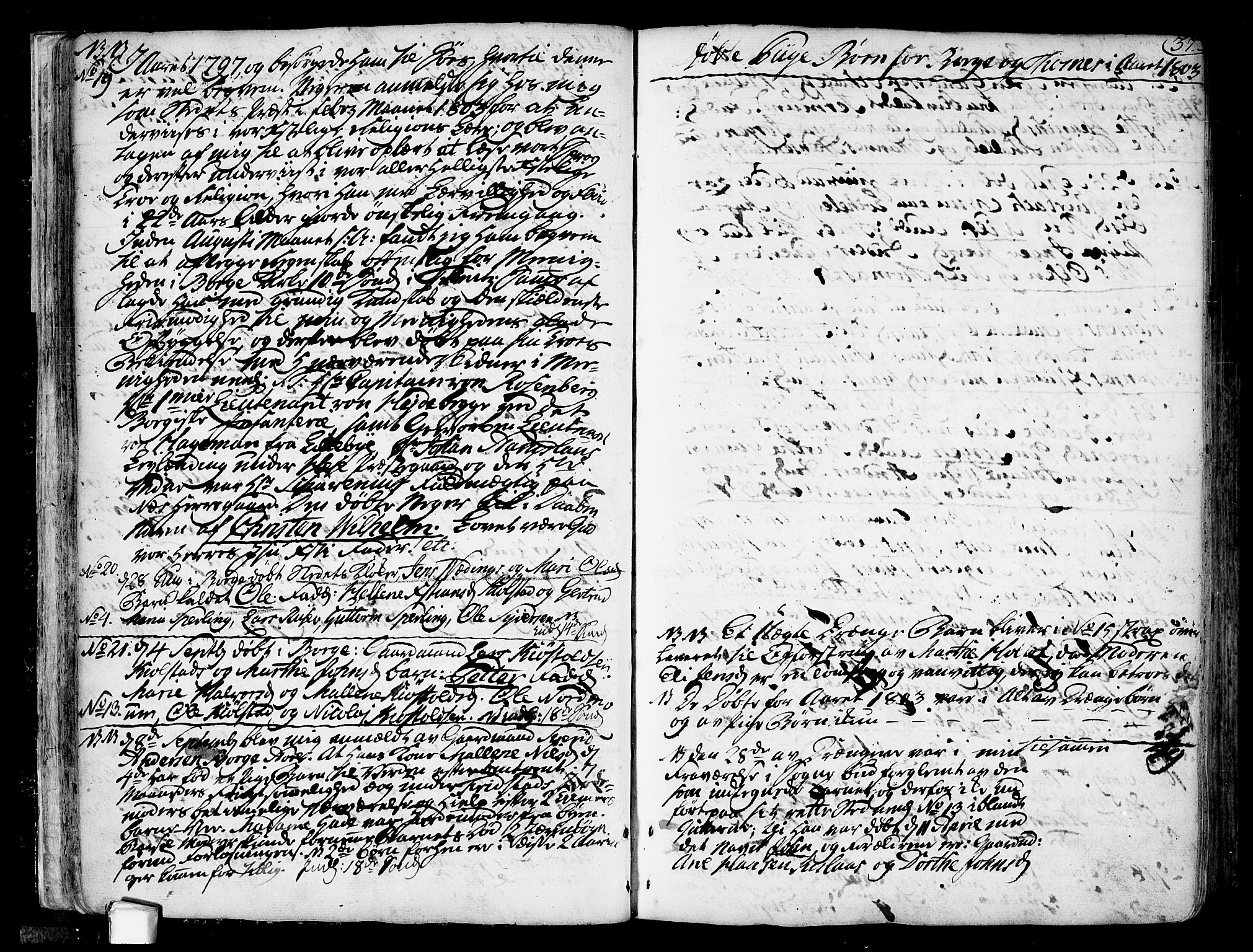 Borge prestekontor Kirkebøker, SAO/A-10903/F/Fa/L0002: Ministerialbok nr. I 2, 1791-1817, s. 37