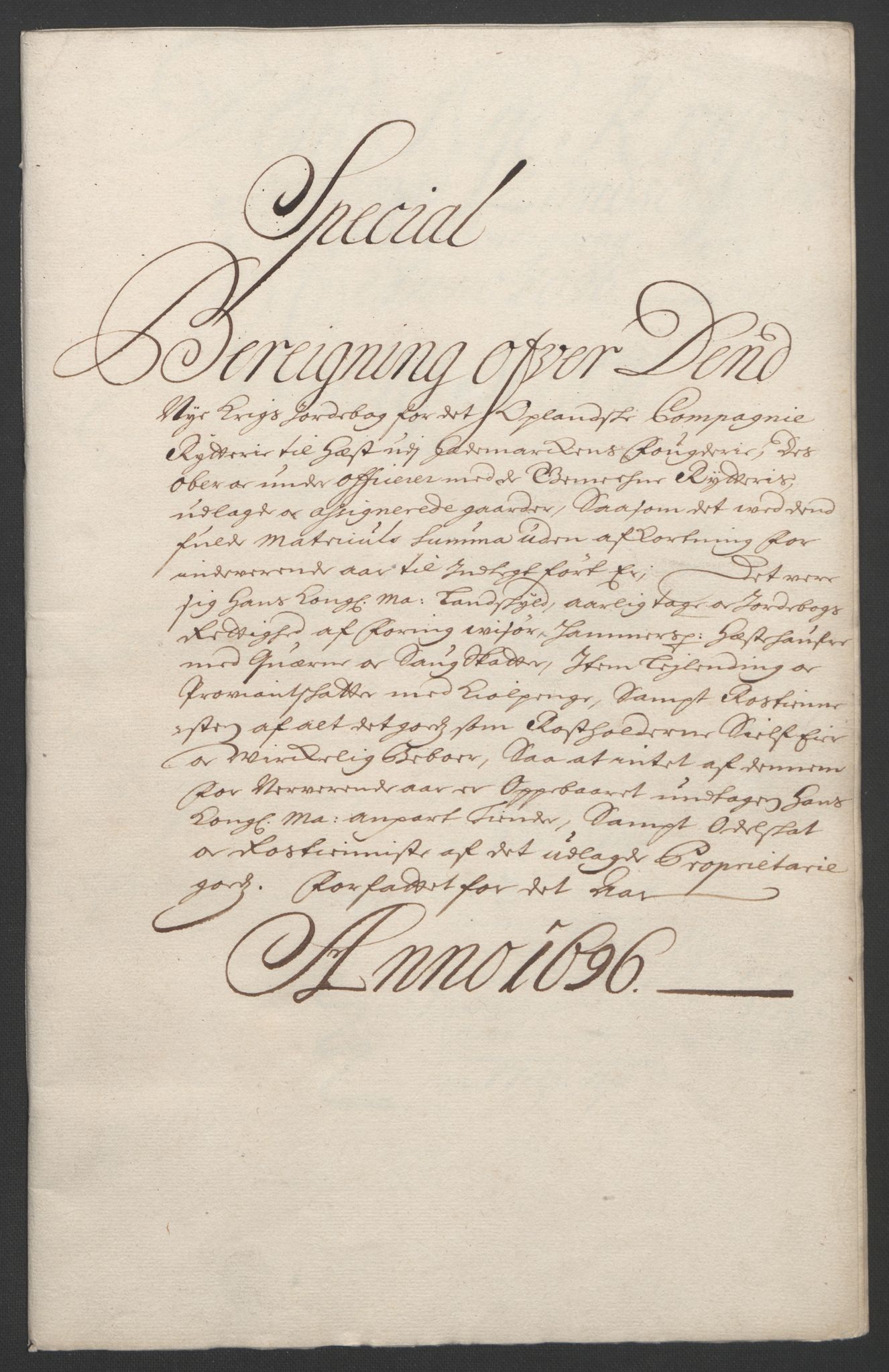 Rentekammeret inntil 1814, Reviderte regnskaper, Fogderegnskap, AV/RA-EA-4092/R16/L1036: Fogderegnskap Hedmark, 1695-1696, s. 382