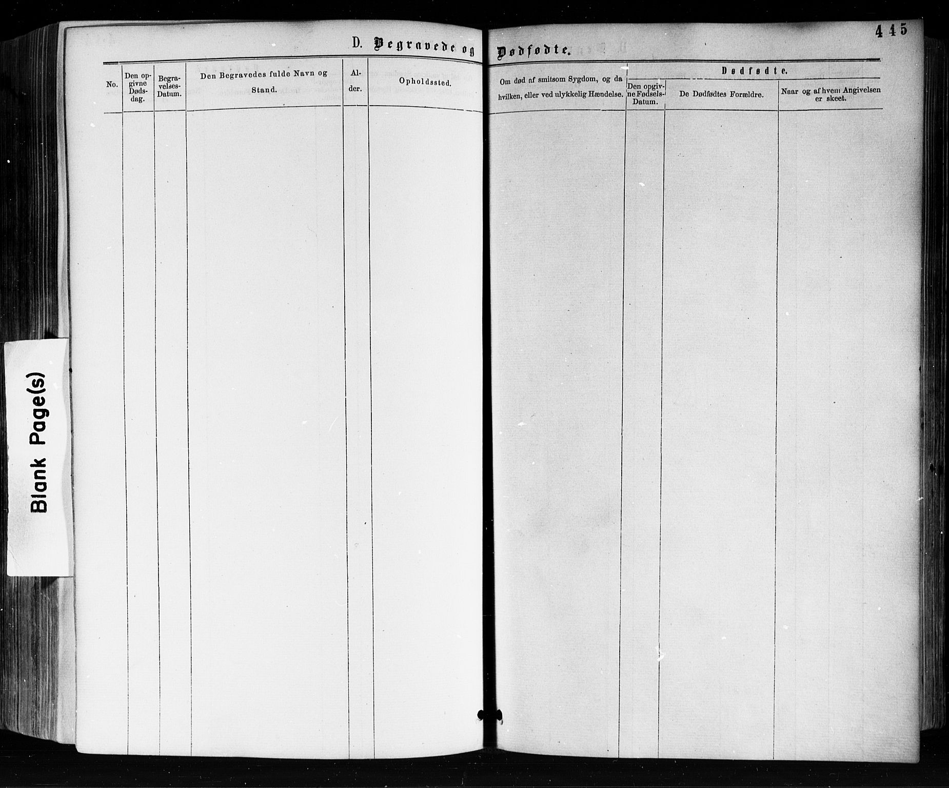 Horten kirkebøker, SAKO/A-348/F/Fa/L0002: Ministerialbok nr. 2, 1872-1877, s. 445