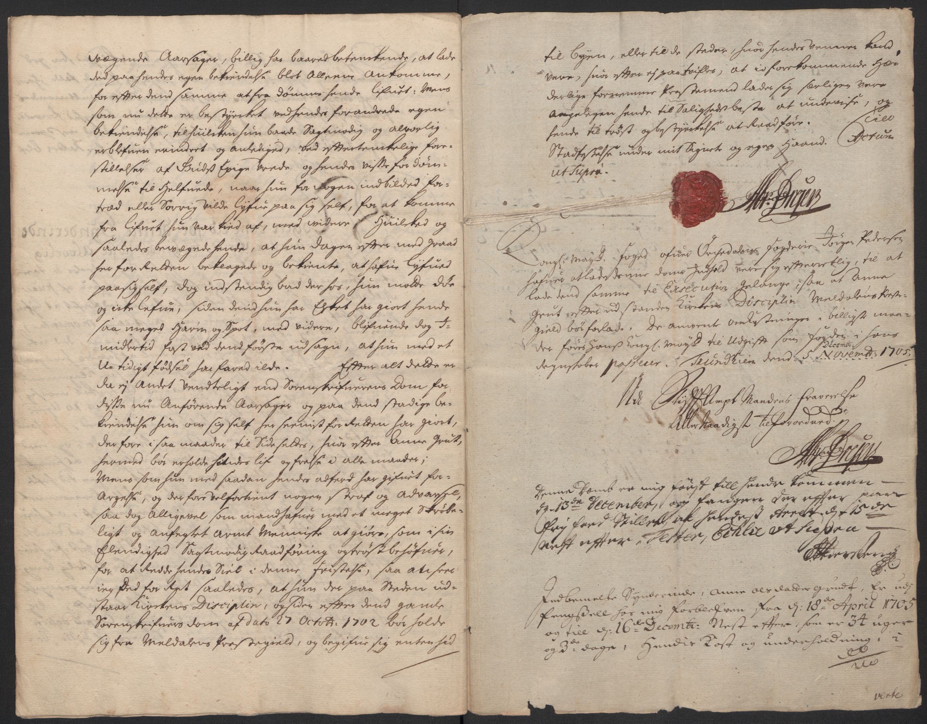 Rentekammeret inntil 1814, Reviderte regnskaper, Fogderegnskap, AV/RA-EA-4092/R60/L3955: Fogderegnskap Orkdal og Gauldal, 1705, s. 251