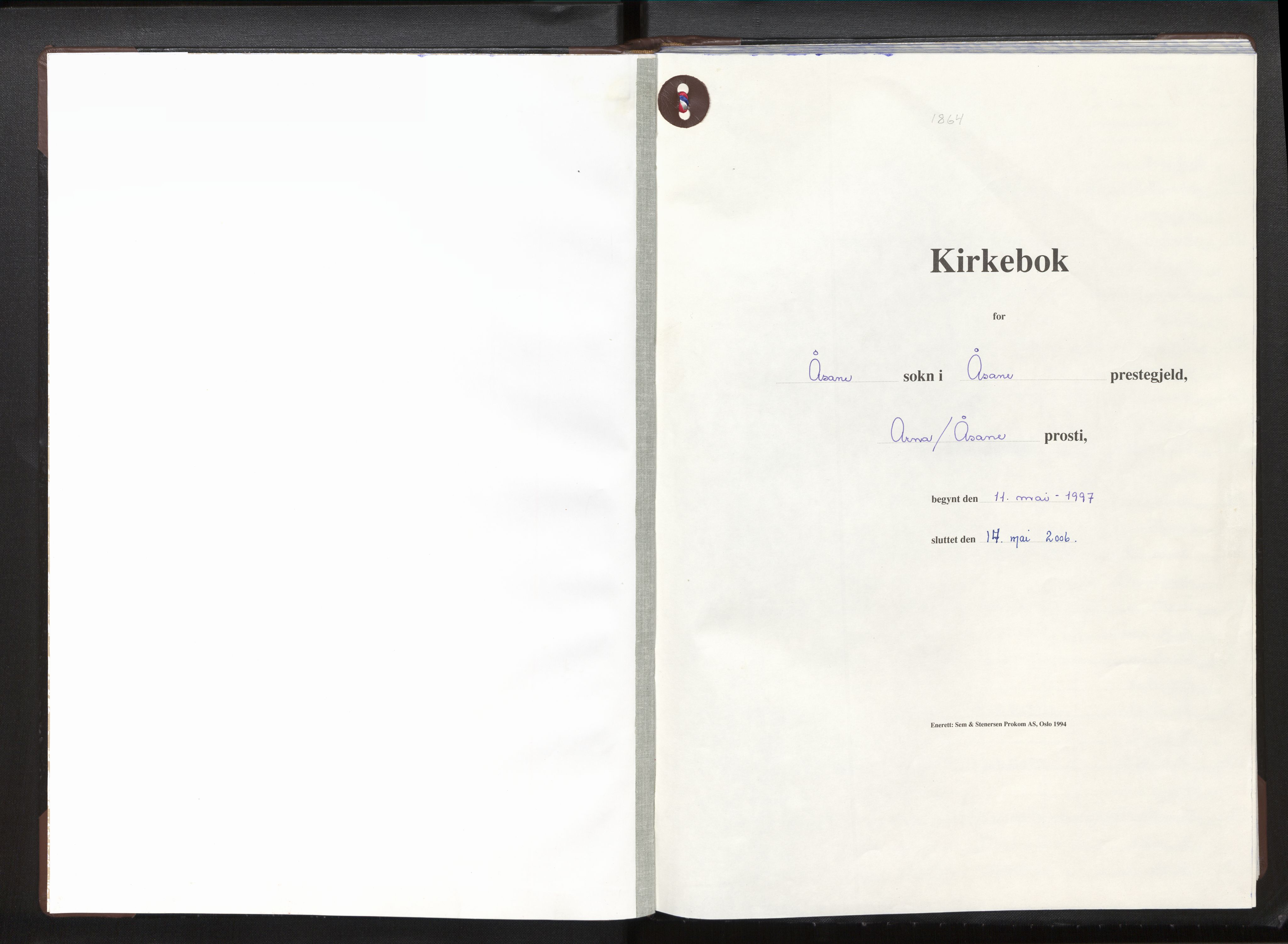 Åsane sokneprestembete, AV/SAB-A-79401/H/Haa/Haac/L0005: Ministerialbok nr. C 5, 1997-2006