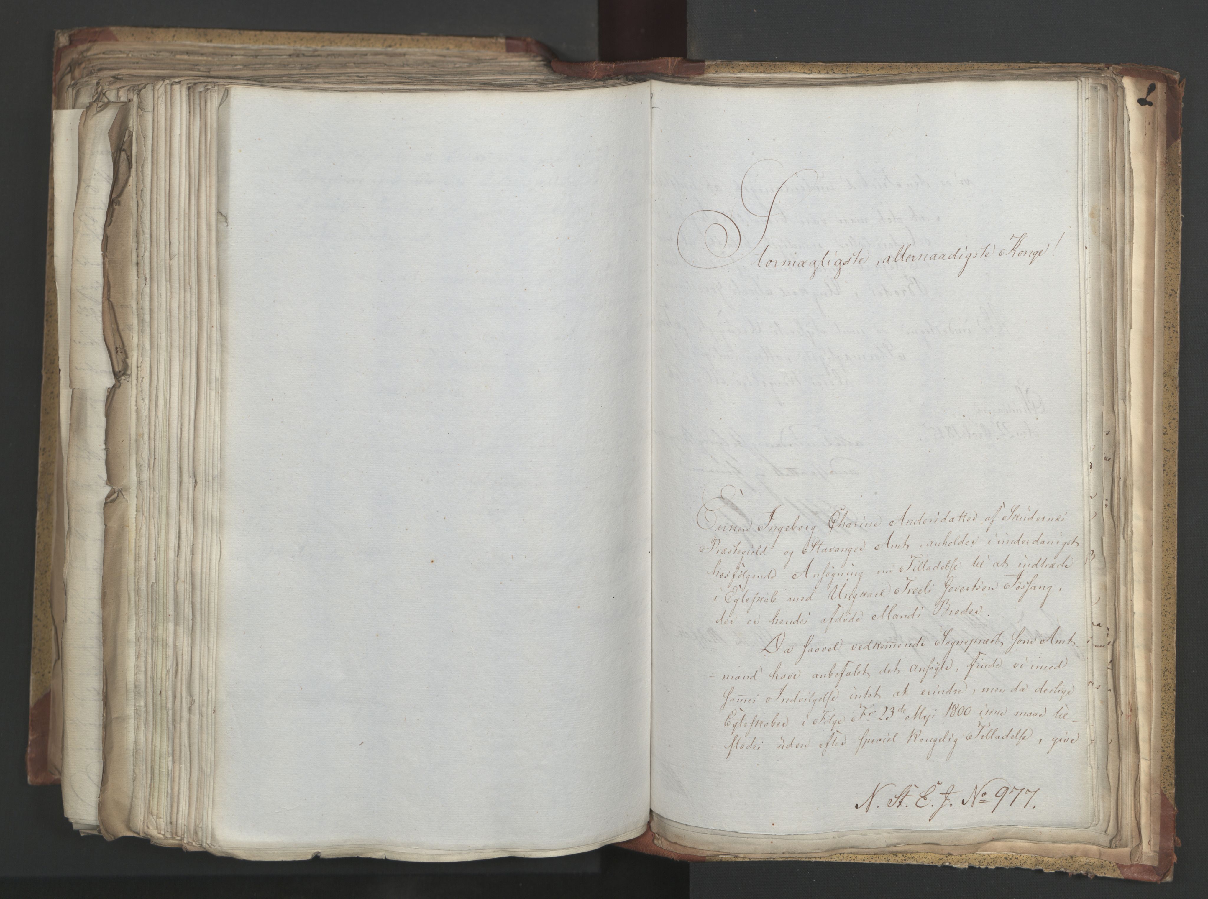 Statsrådsavdelingen i Stockholm, AV/RA-S-1003/D/Da/L0004: Regjeringsinnstillinger nr. 788-999, 1815, s. 444