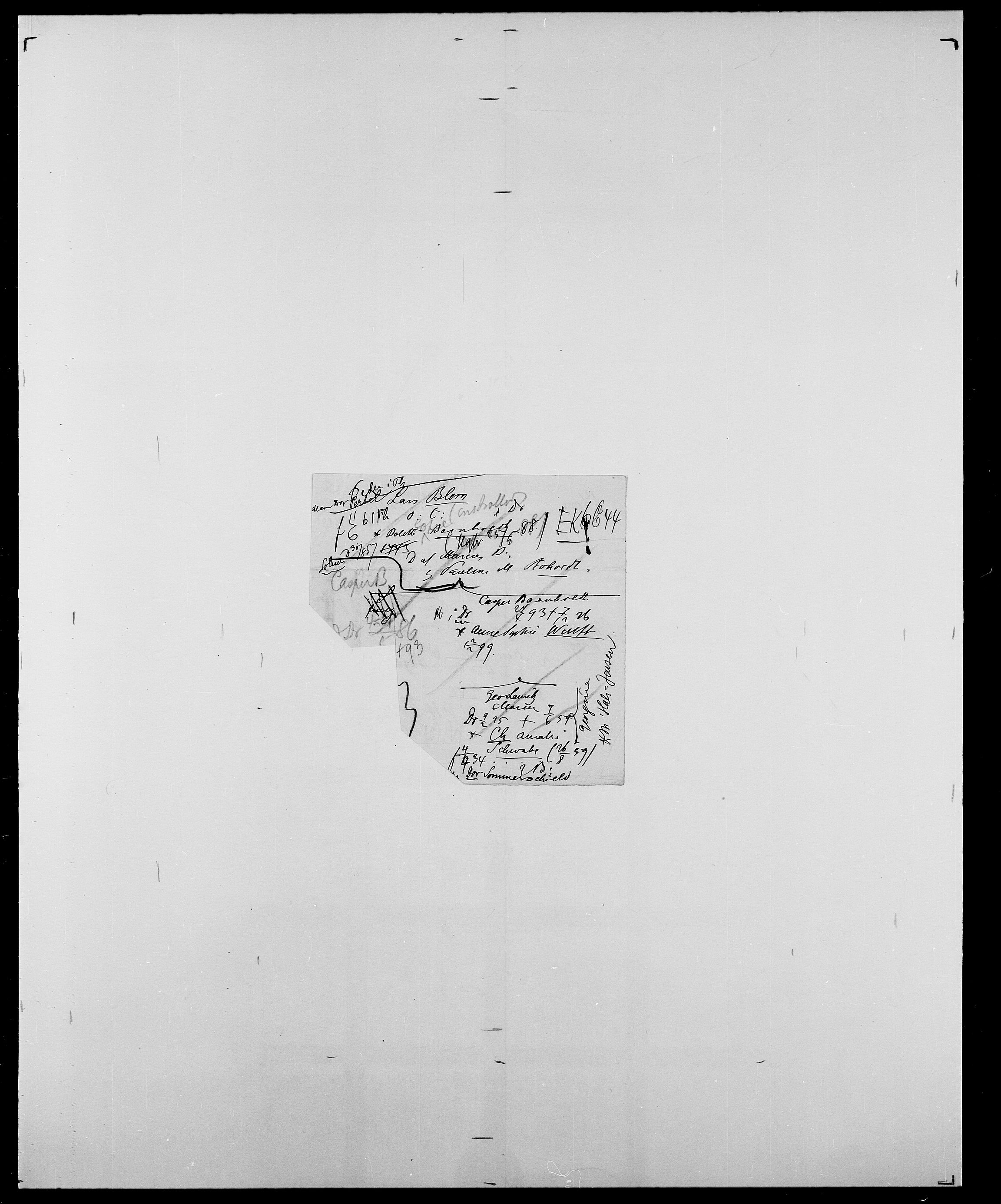 Delgobe, Charles Antoine - samling, SAO/PAO-0038/D/Da/L0004: Bergendahl - Blære, s. 775