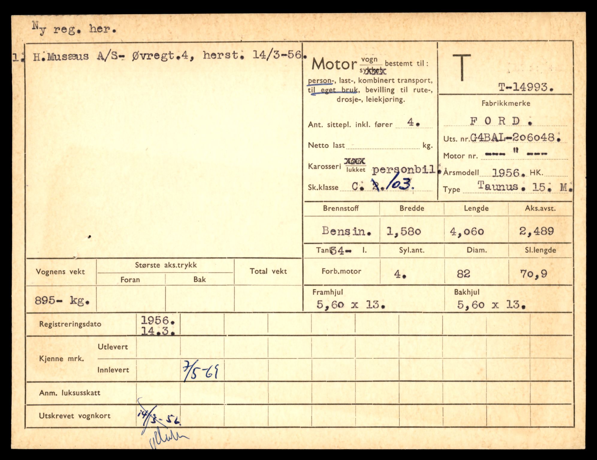 Møre og Romsdal vegkontor - Ålesund trafikkstasjon, AV/SAT-A-4099/F/Fe/L0049: Registreringskort for kjøretøy T 14864 - T 18613, 1927-1998, s. 3107