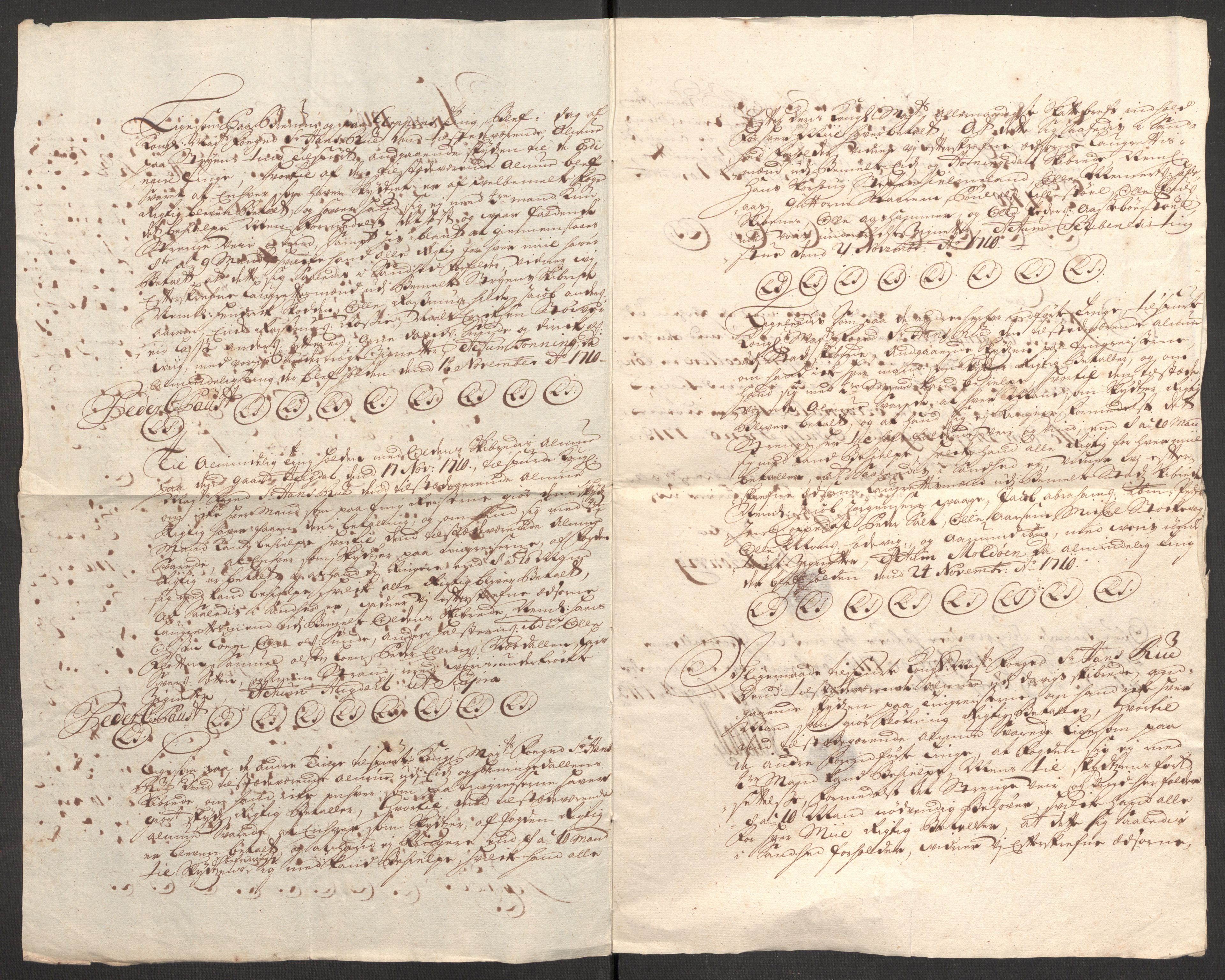 Rentekammeret inntil 1814, Reviderte regnskaper, Fogderegnskap, RA/EA-4092/R53/L3433: Fogderegnskap Sunn- og Nordfjord, 1710-1711, s. 190