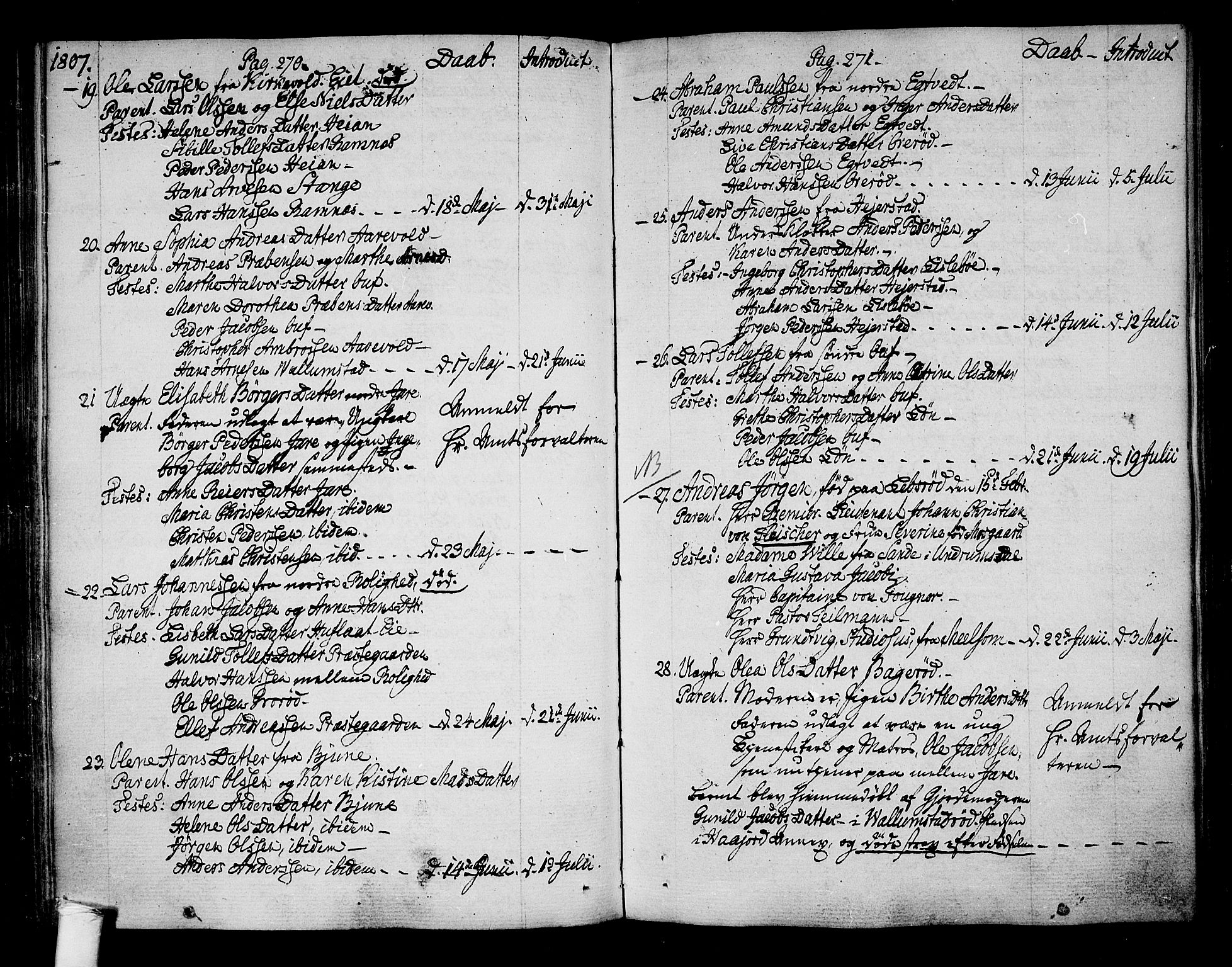 Ramnes kirkebøker, AV/SAKO-A-314/F/Fa/L0003: Ministerialbok nr. I 3, 1790-1813, s. 270-271