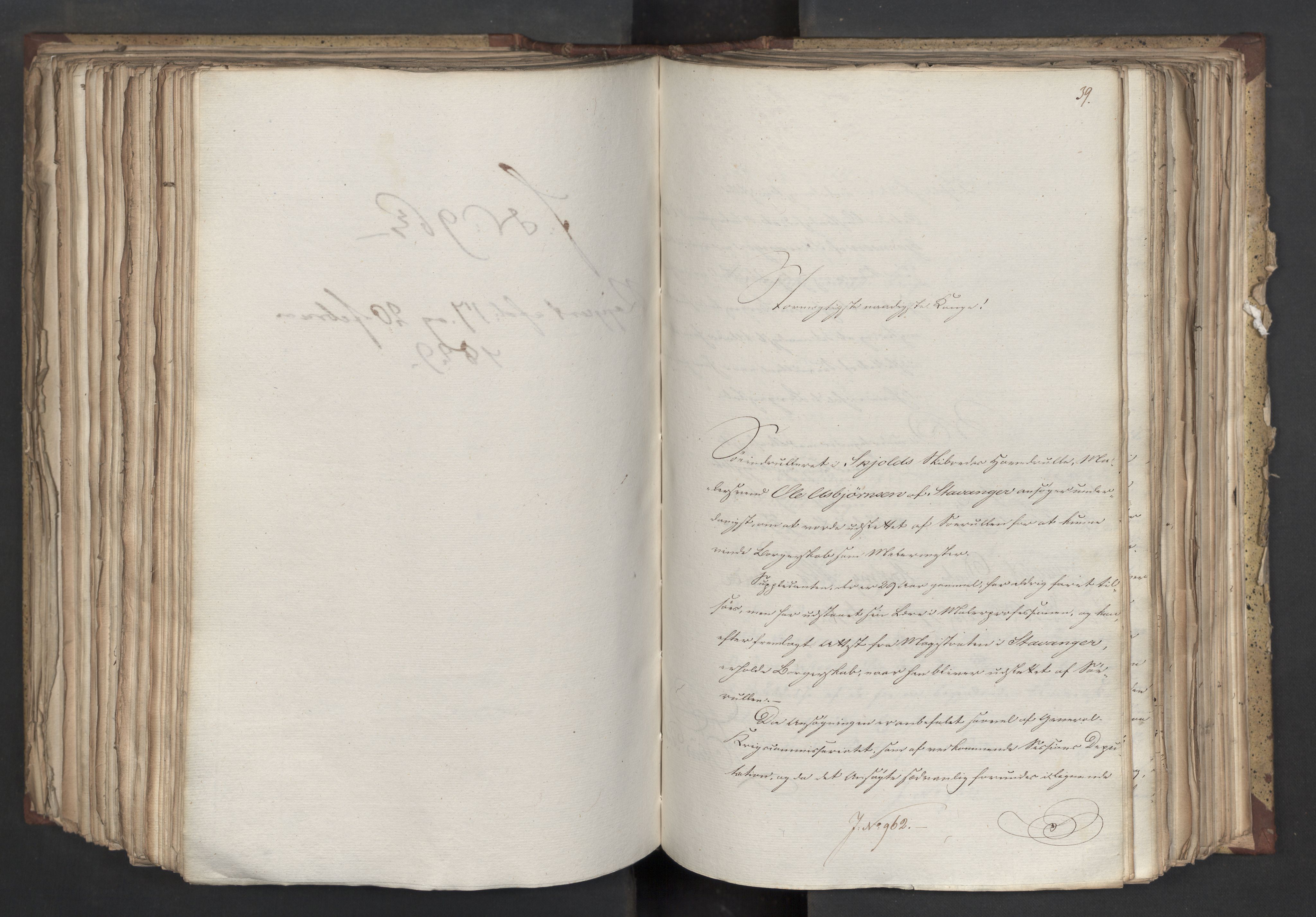 Statsrådsavdelingen i Stockholm, AV/RA-S-1003/D/Da/L0058: Regjeringsinnstillinger nr. 808-1073, 1829, s. 485