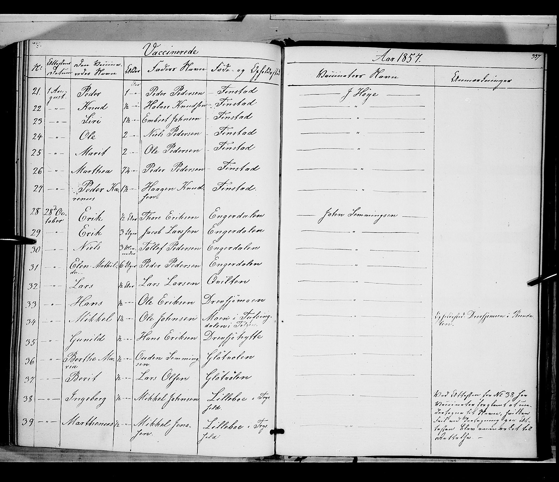Rendalen prestekontor, AV/SAH-PREST-054/H/Ha/Haa/L0005: Ministerialbok nr. 5, 1853-1866, s. 337