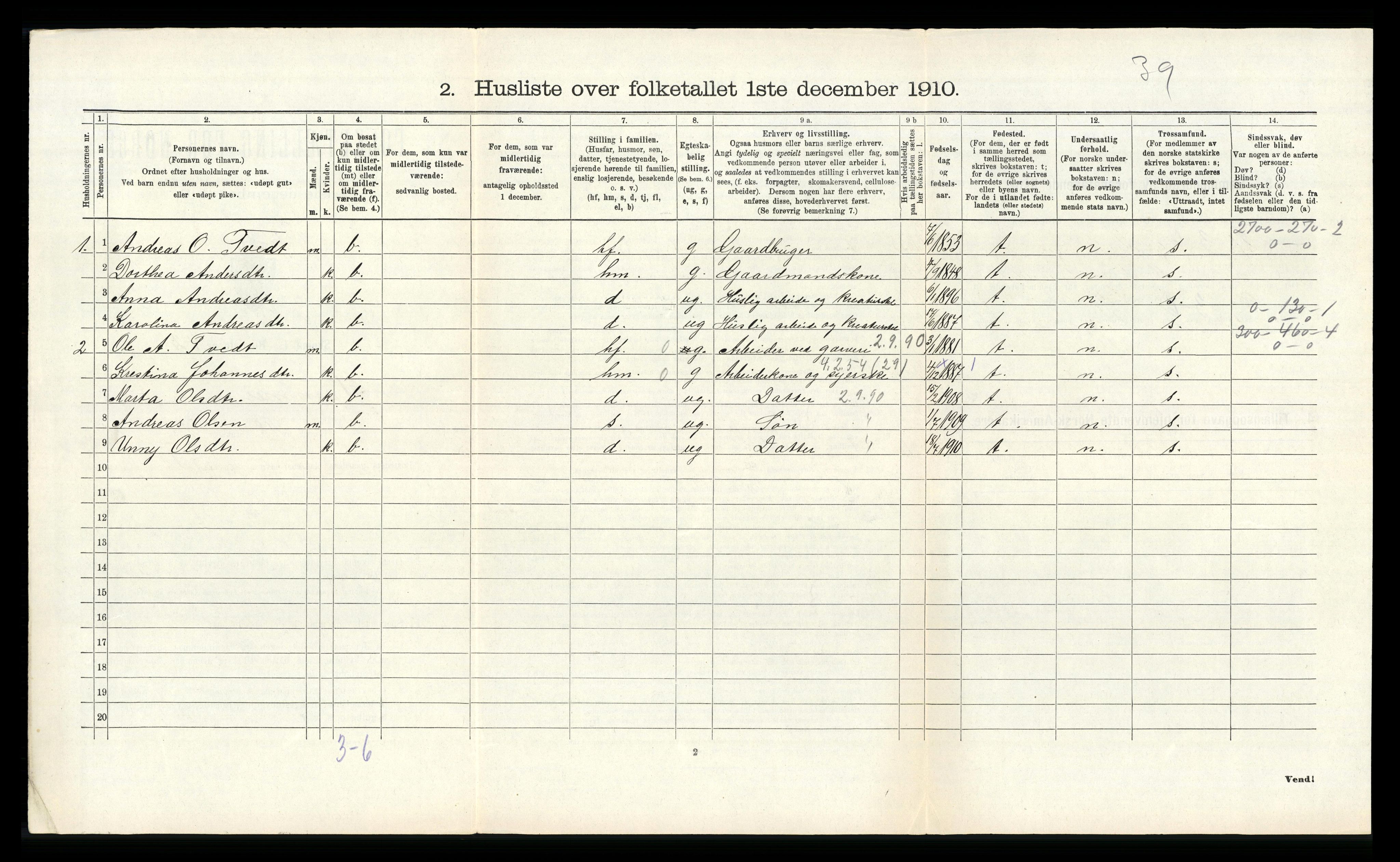 RA, Folketelling 1910 for 1254 Hamre herred, 1910, s. 647