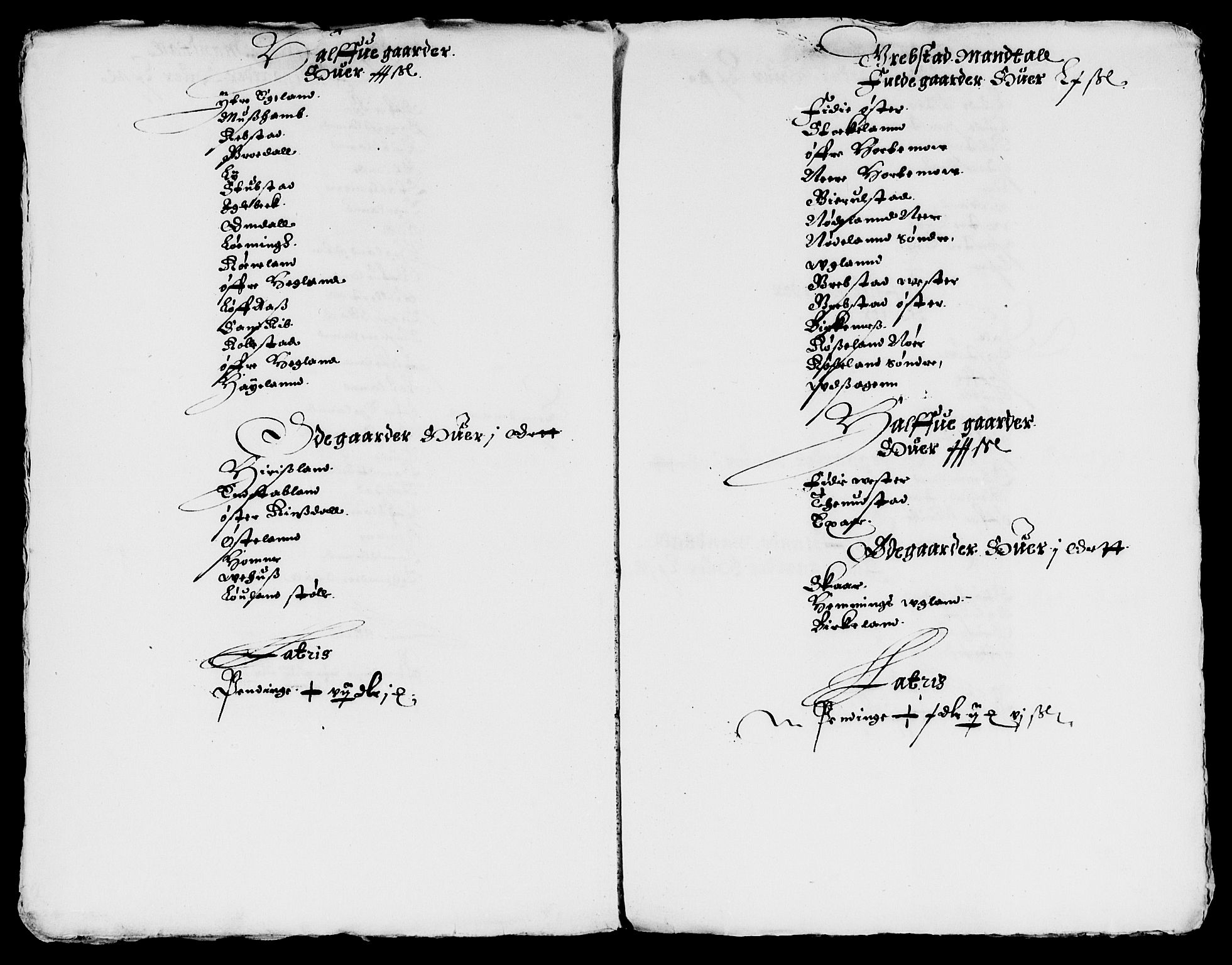 Rentekammeret inntil 1814, Reviderte regnskaper, Lensregnskaper, AV/RA-EA-5023/R/Rb/Rbq/L0022: Nedenes len. Mandals len. Råbyggelag., 1632-1634