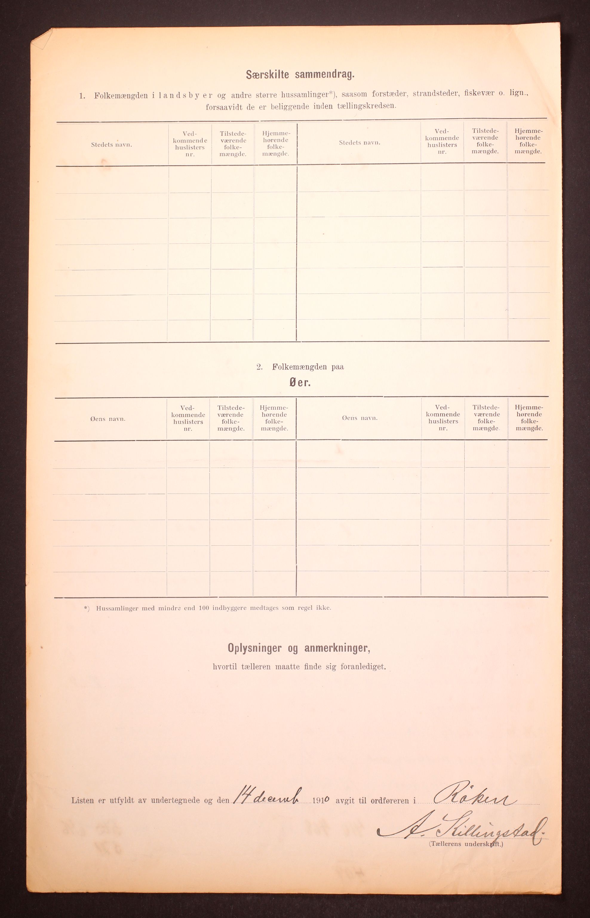 RA, Folketelling 1910 for 0627 Røyken herred, 1910, s. 9