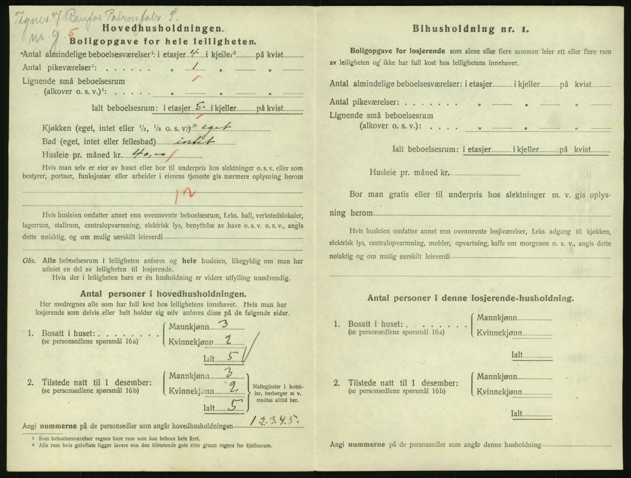 SAH, Folketelling 1920 for 0502 Gjøvik kjøpstad, 1920, s. 1527