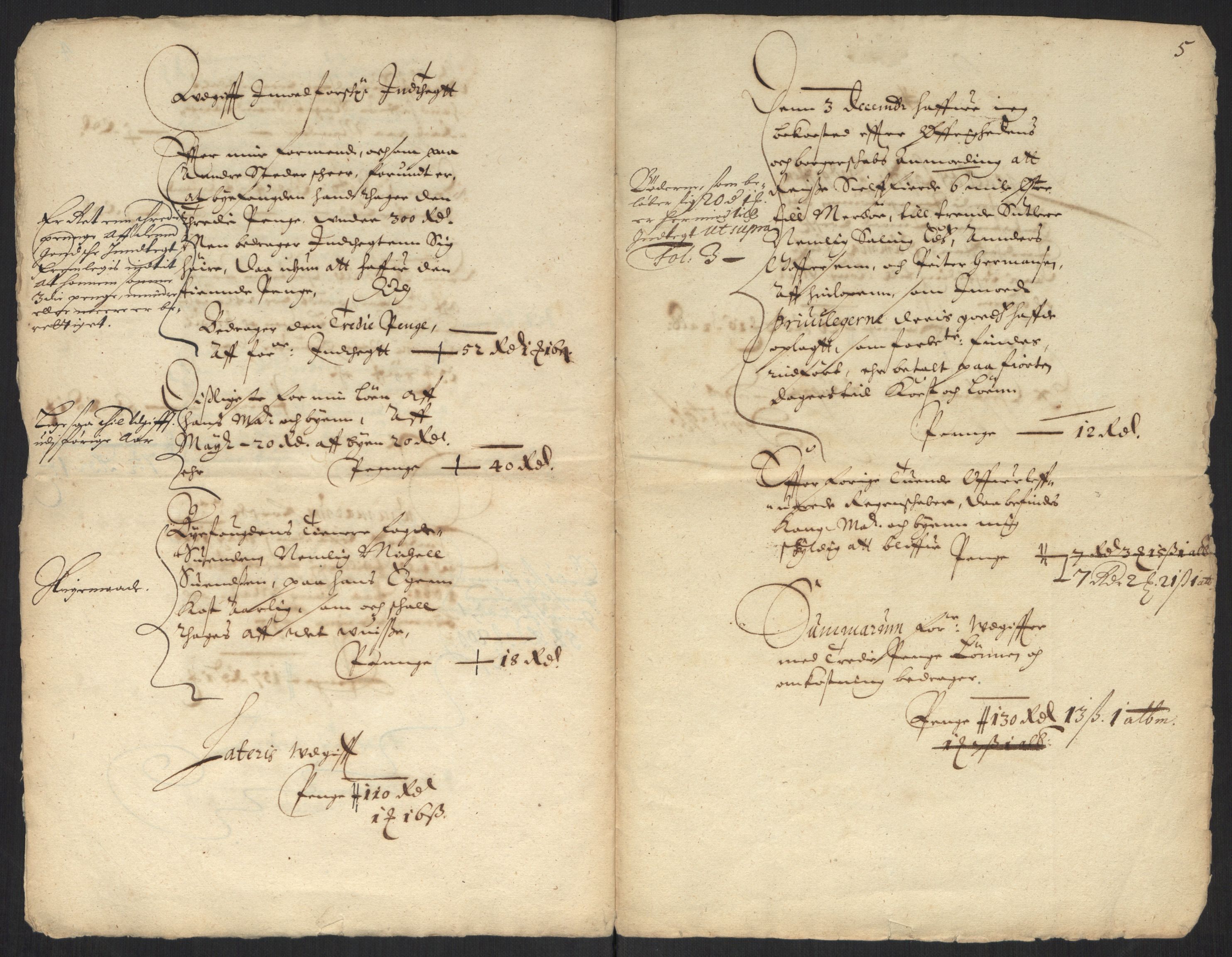 Rentekammeret inntil 1814, Reviderte regnskaper, Byregnskaper, RA/EA-4066/R/Rm/L0284: [M17] Sikt og sakefall, 1658-1680, s. 15