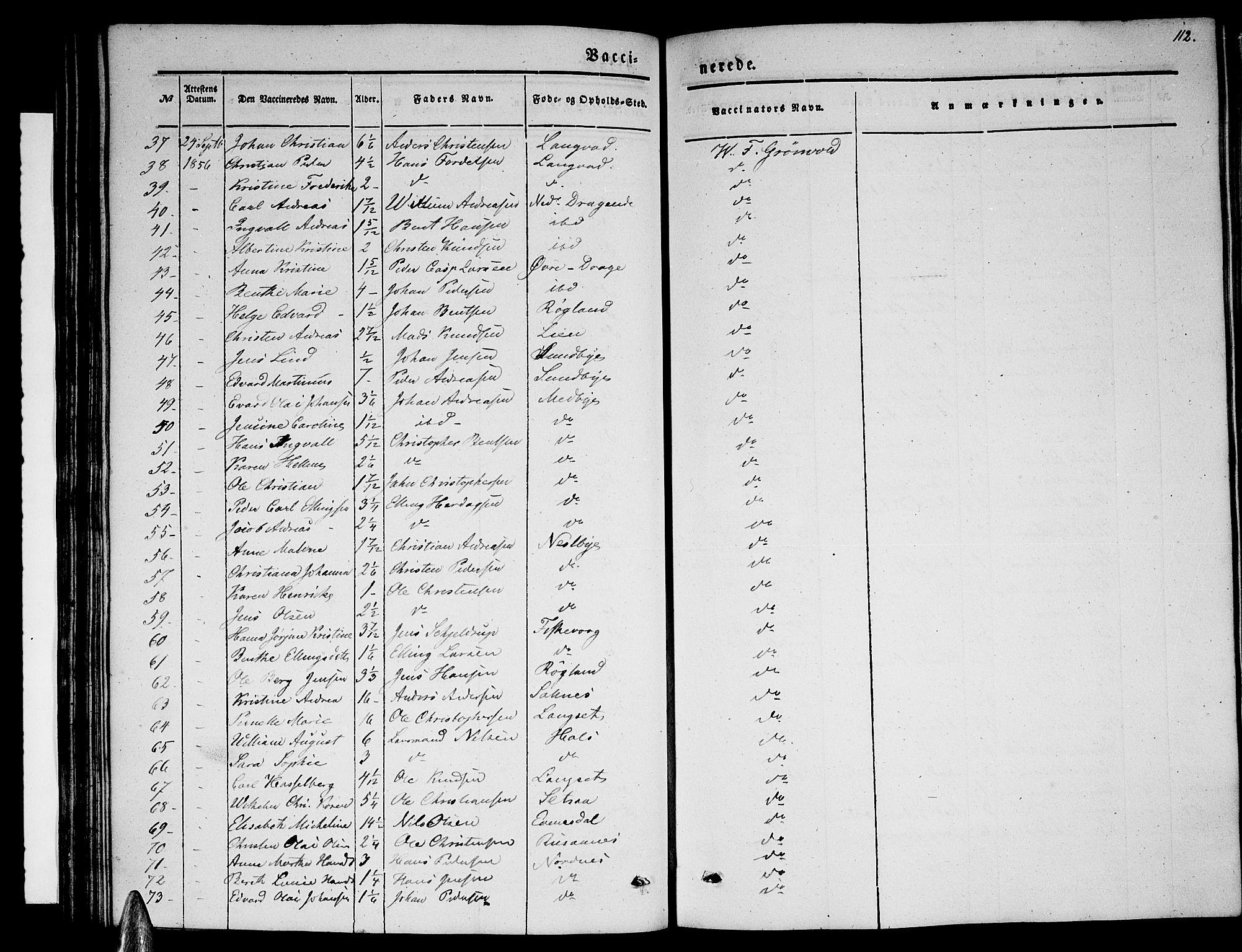 Ministerialprotokoller, klokkerbøker og fødselsregistre - Nordland, SAT/A-1459/847/L0678: Klokkerbok nr. 847C06, 1854-1870, s. 112