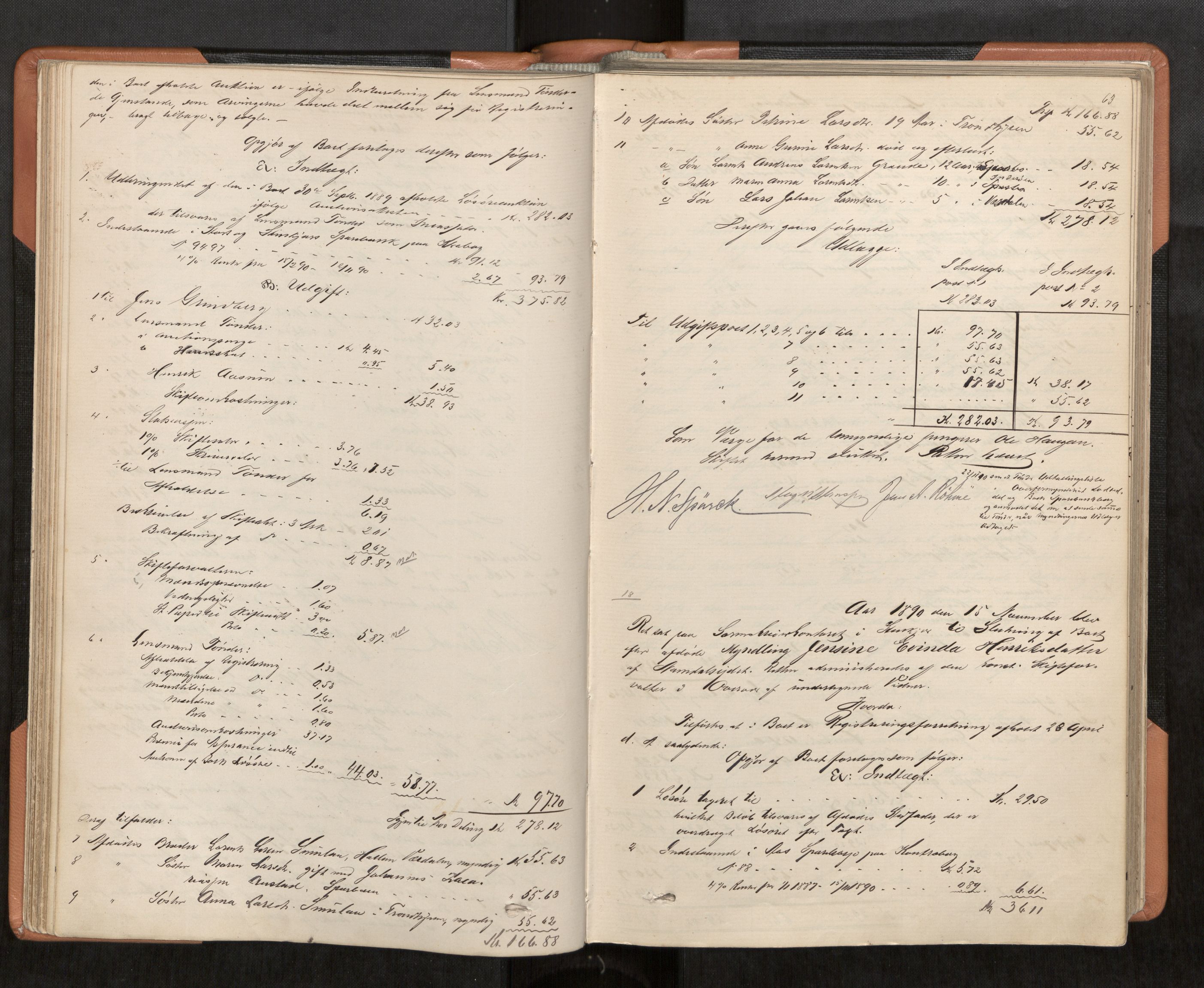 Inderøy sorenskriveri, AV/SAT-A-4147/1/3/3A/L0029: Skifteslutningsprotokoll 4, 1889-1895, s. 63