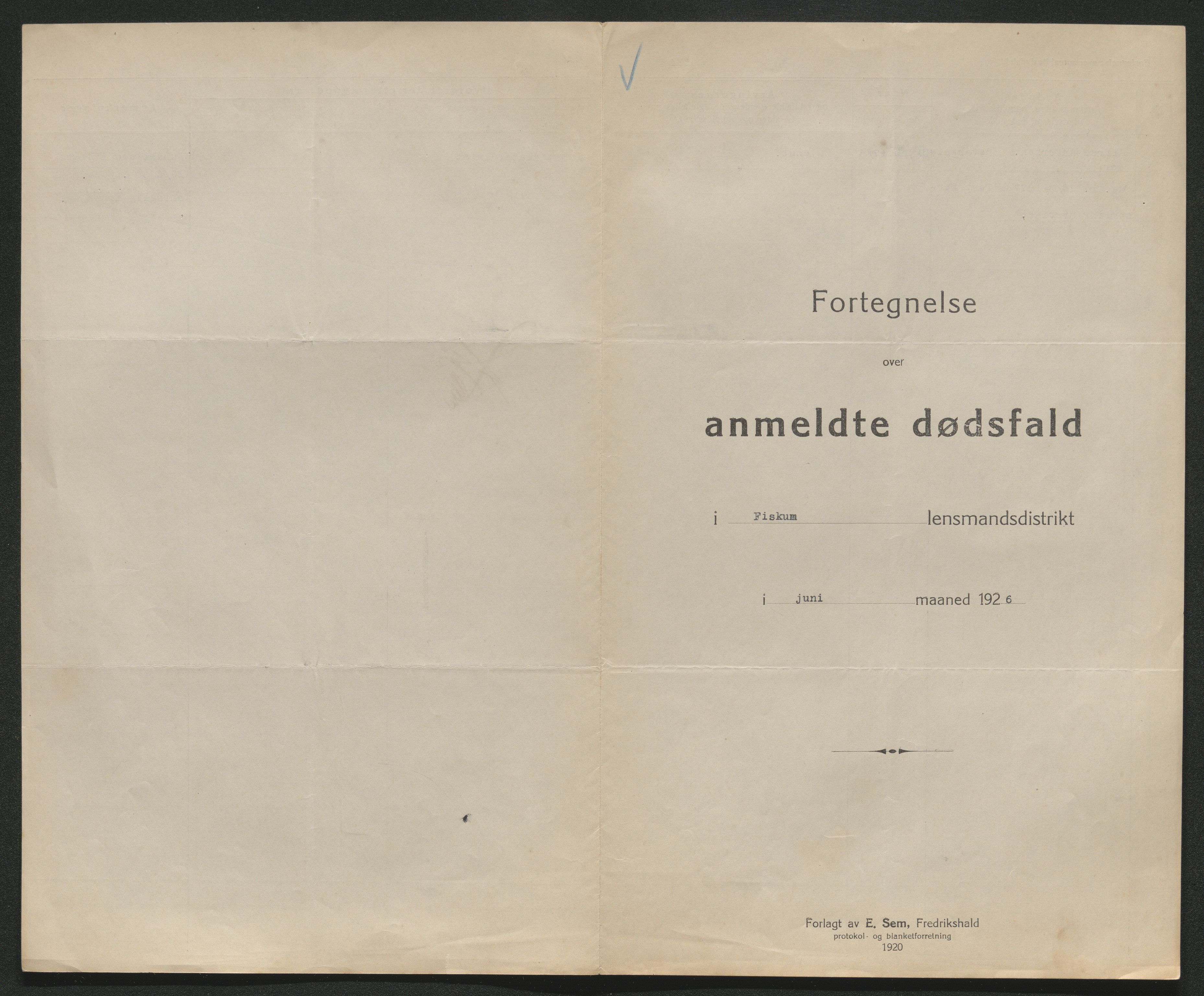 Eiker, Modum og Sigdal sorenskriveri, AV/SAKO-A-123/H/Ha/Hab/L0044: Dødsfallsmeldinger, 1926-1927, s. 272