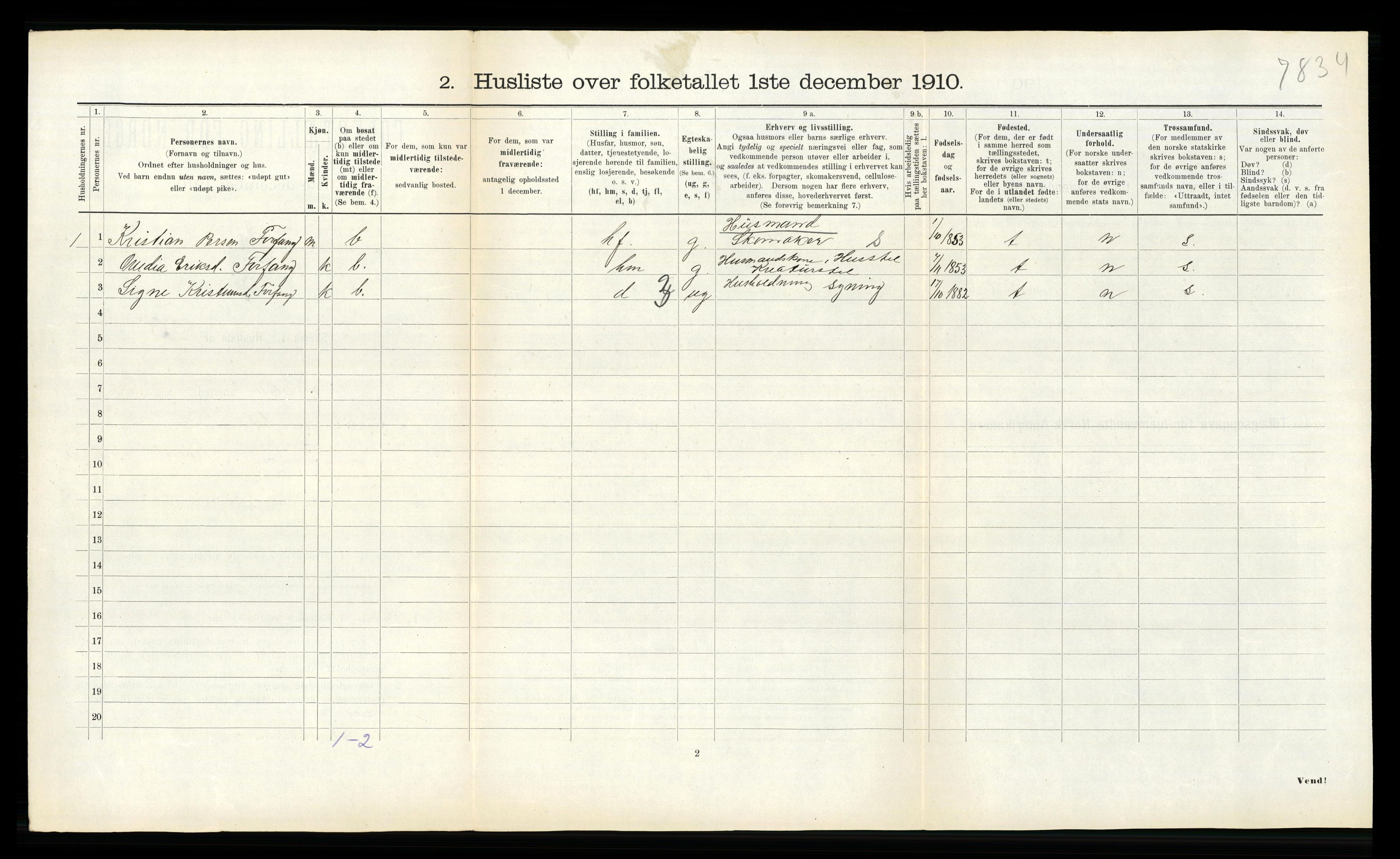 RA, Folketelling 1910 for 1735 Kvam herred, 1910, s. 360