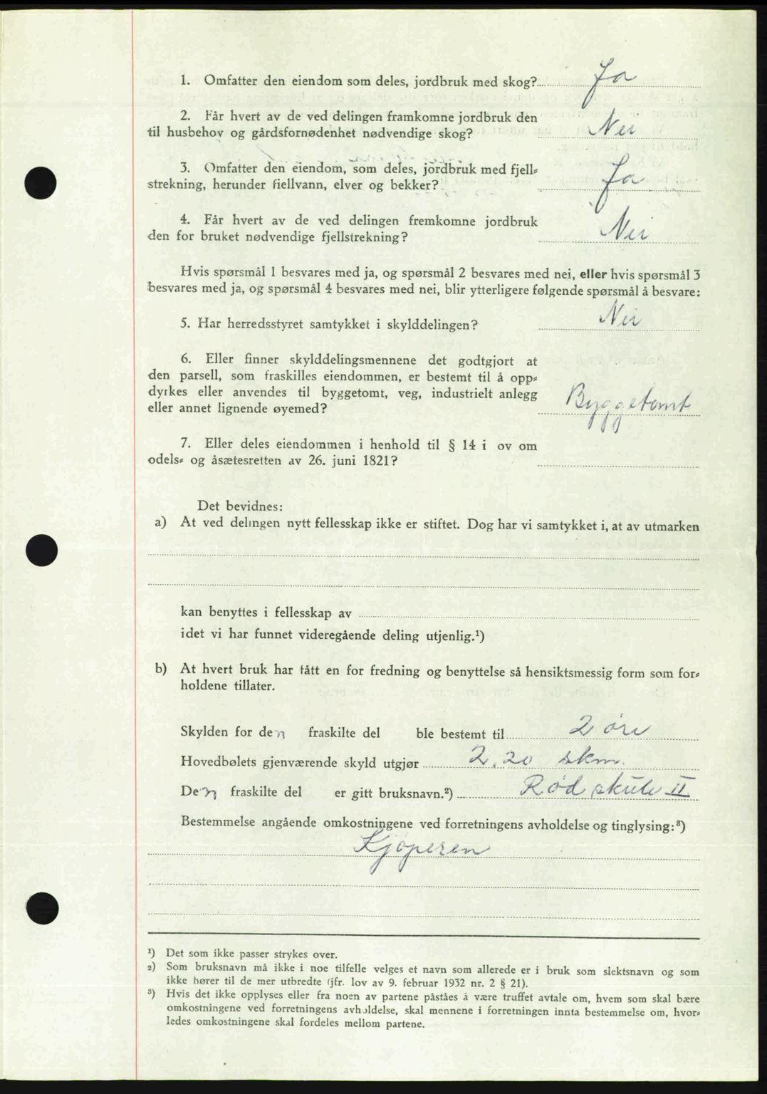 Romsdal sorenskriveri, SAT/A-4149/1/2/2C: Pantebok nr. A24, 1947-1947, Dagboknr: 3003/1947