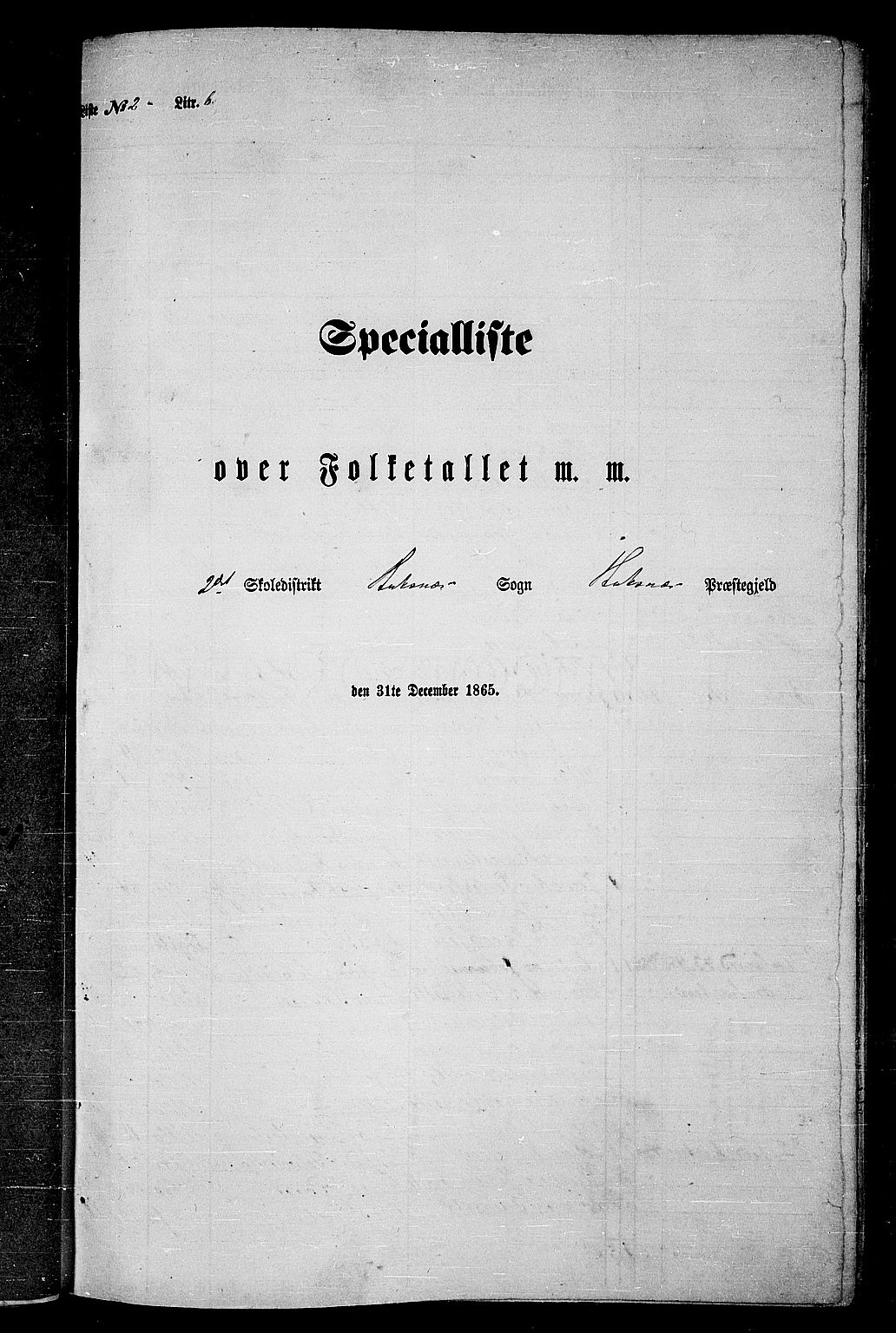 RA, Folketelling 1865 for 1860P Buksnes prestegjeld, 1865, s. 39
