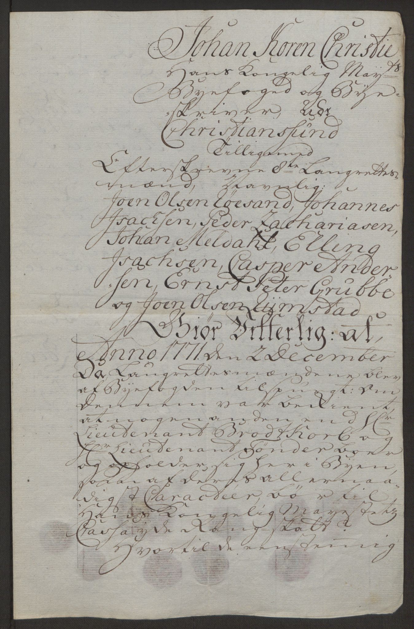 Rentekammeret inntil 1814, Reviderte regnskaper, Byregnskaper, AV/RA-EA-4066/R/Rr/L0495/0004: [R1] Kontribusjonsregnskap / Ekstraskatt, 1762-1772, s. 256