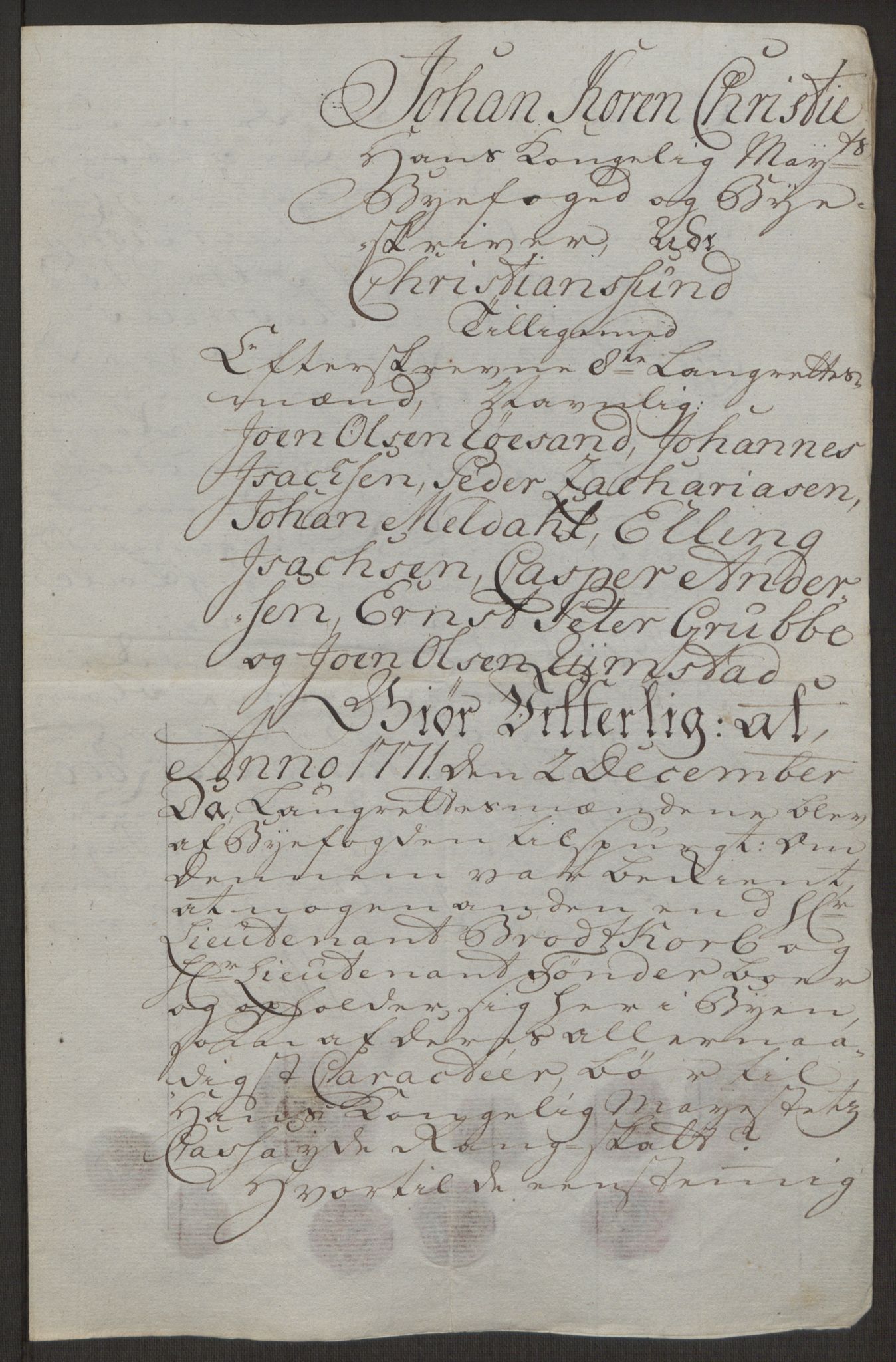 Rentekammeret inntil 1814, Reviderte regnskaper, Byregnskaper, RA/EA-4066/R/Rr/L0495/0004: [R1] Kontribusjonsregnskap / Ekstraskatt, 1762-1772, s. 256