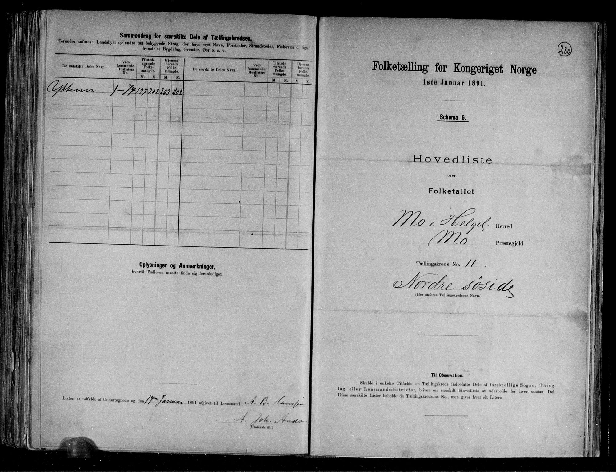 RA, Folketelling 1891 for 1833 Mo herred, 1891, s. 28