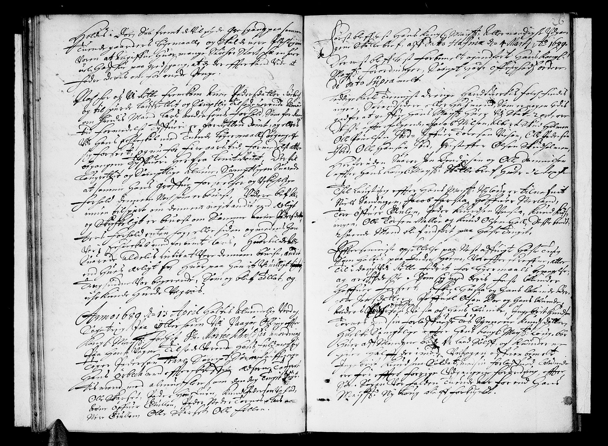 Romsdal sorenskriveri, SAT/A-4149/1/1/1A/L0001: Tingbok, 1688-1690, s. 25b-26a