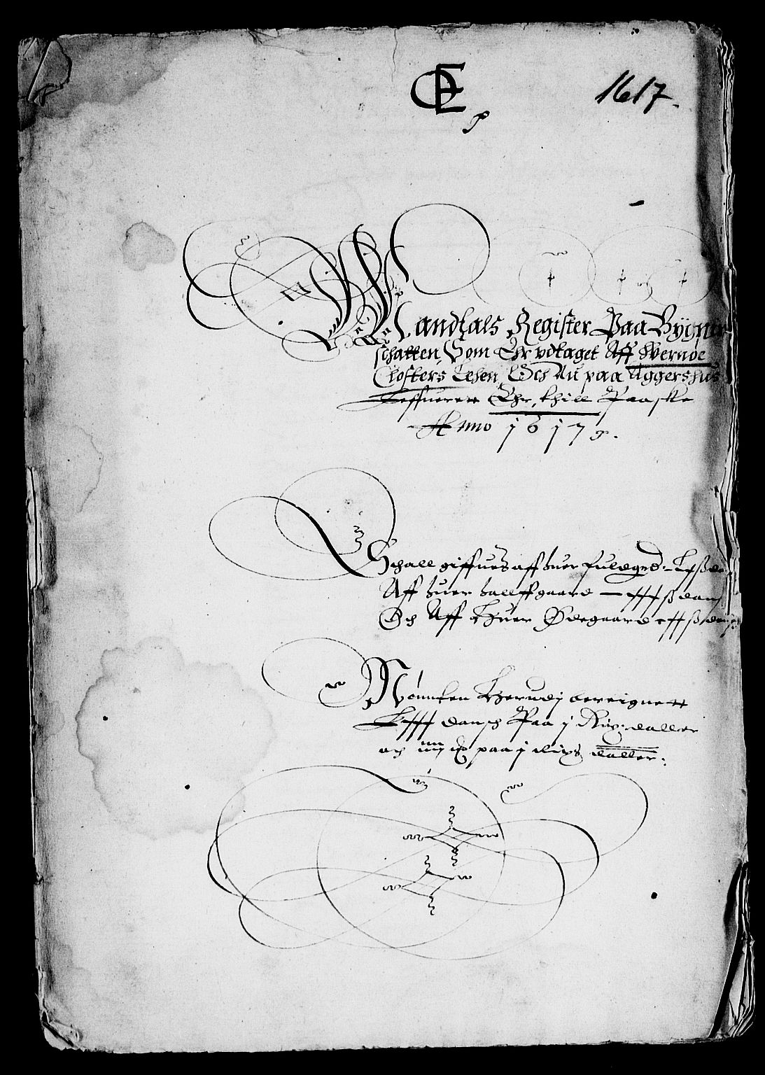 Rentekammeret inntil 1814, Reviderte regnskaper, Lensregnskaper, RA/EA-5023/R/Rb/Rba/L0044: Akershus len, 1616-1618