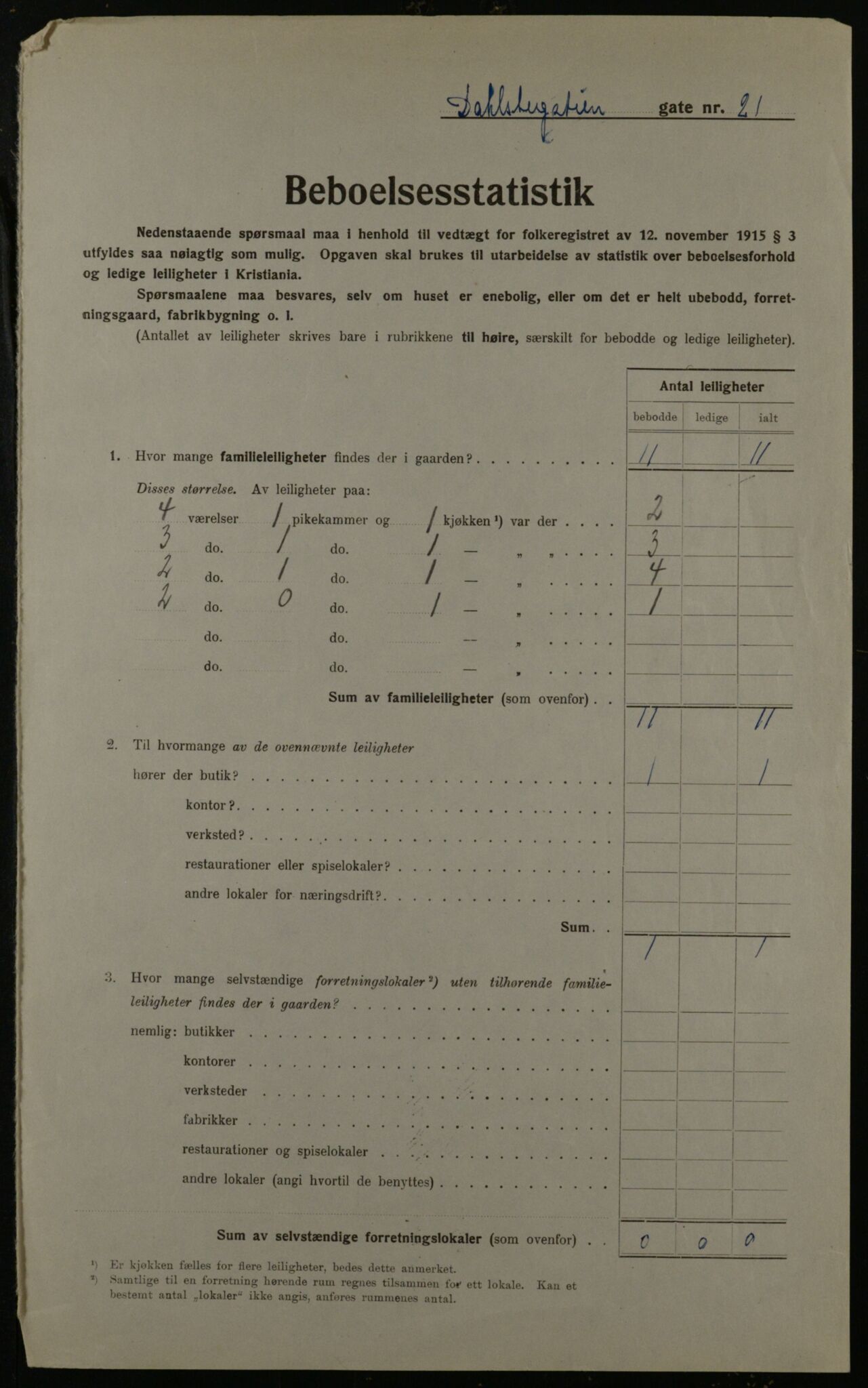 OBA, Kommunal folketelling 1.12.1923 for Kristiania, 1923, s. 16194