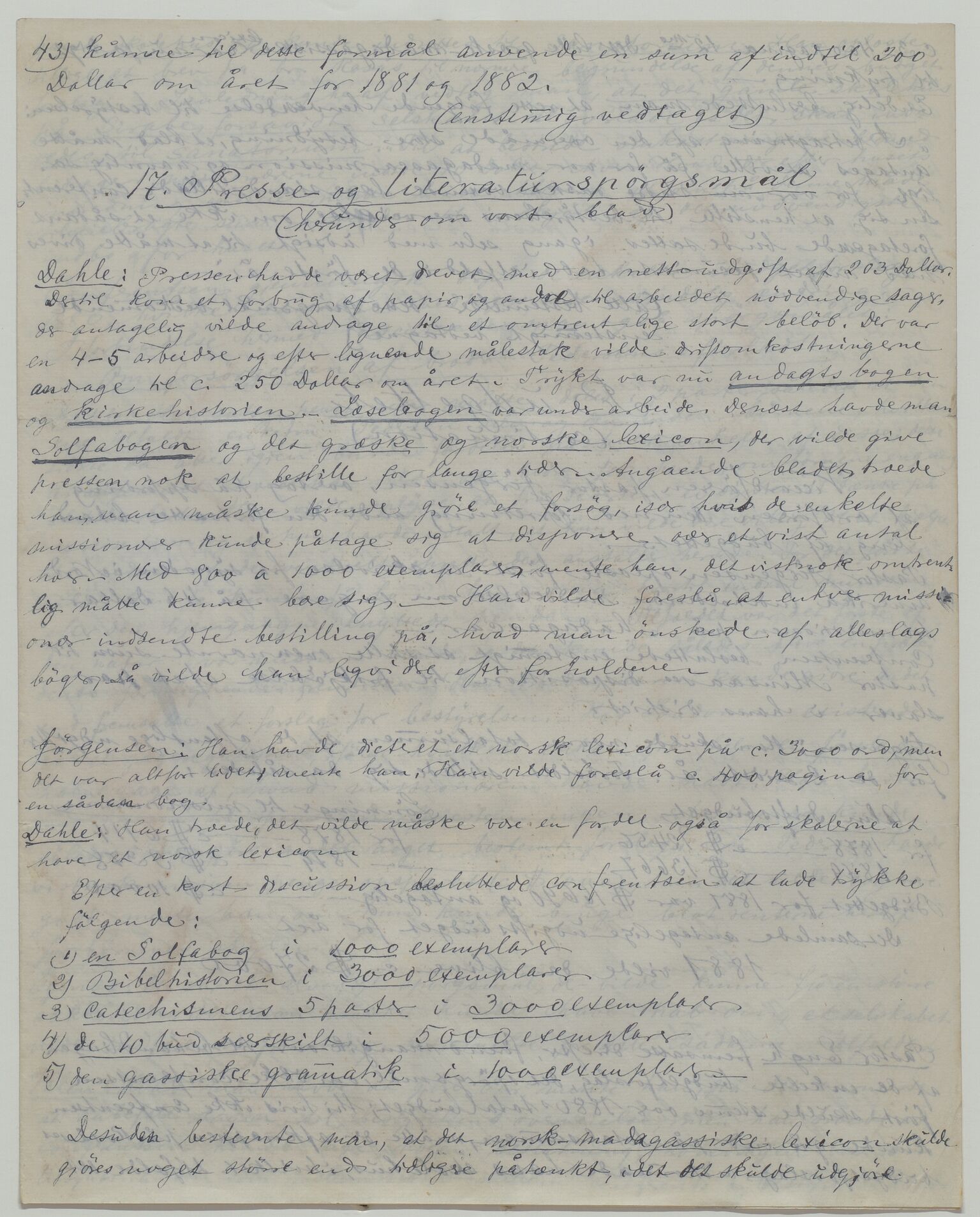 Det Norske Misjonsselskap - hovedadministrasjonen, VID/MA-A-1045/D/Da/Daa/L0035/0009: Konferansereferat og årsberetninger / Konferansereferat fra Madagaskar Innland., 1880