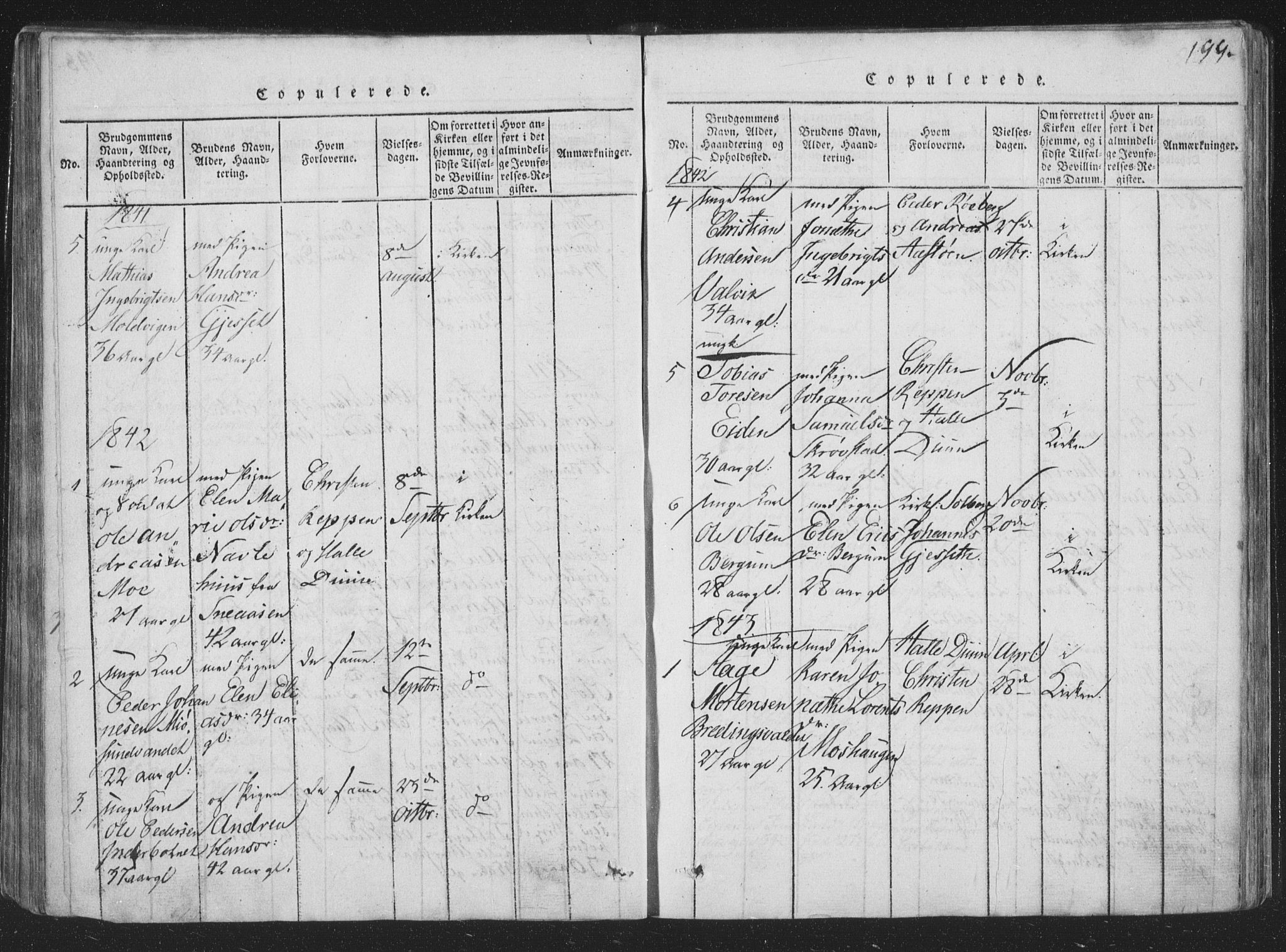 Ministerialprotokoller, klokkerbøker og fødselsregistre - Nord-Trøndelag, SAT/A-1458/773/L0613: Ministerialbok nr. 773A04, 1815-1845, s. 199