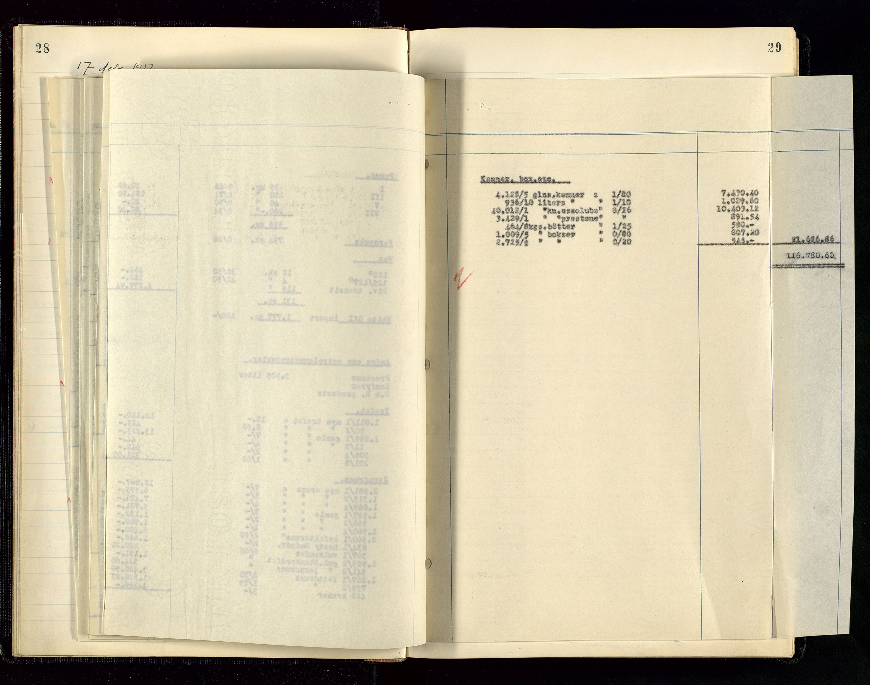 PA 1534 - Østlandske Petroleumscompagni A/S, AV/SAST-A-101954/A/Aa/L0004/0003: Direksjonsprotokoller / Den Administrerende Direksjon alle selskaper (referatprotokoll), 1936-1943