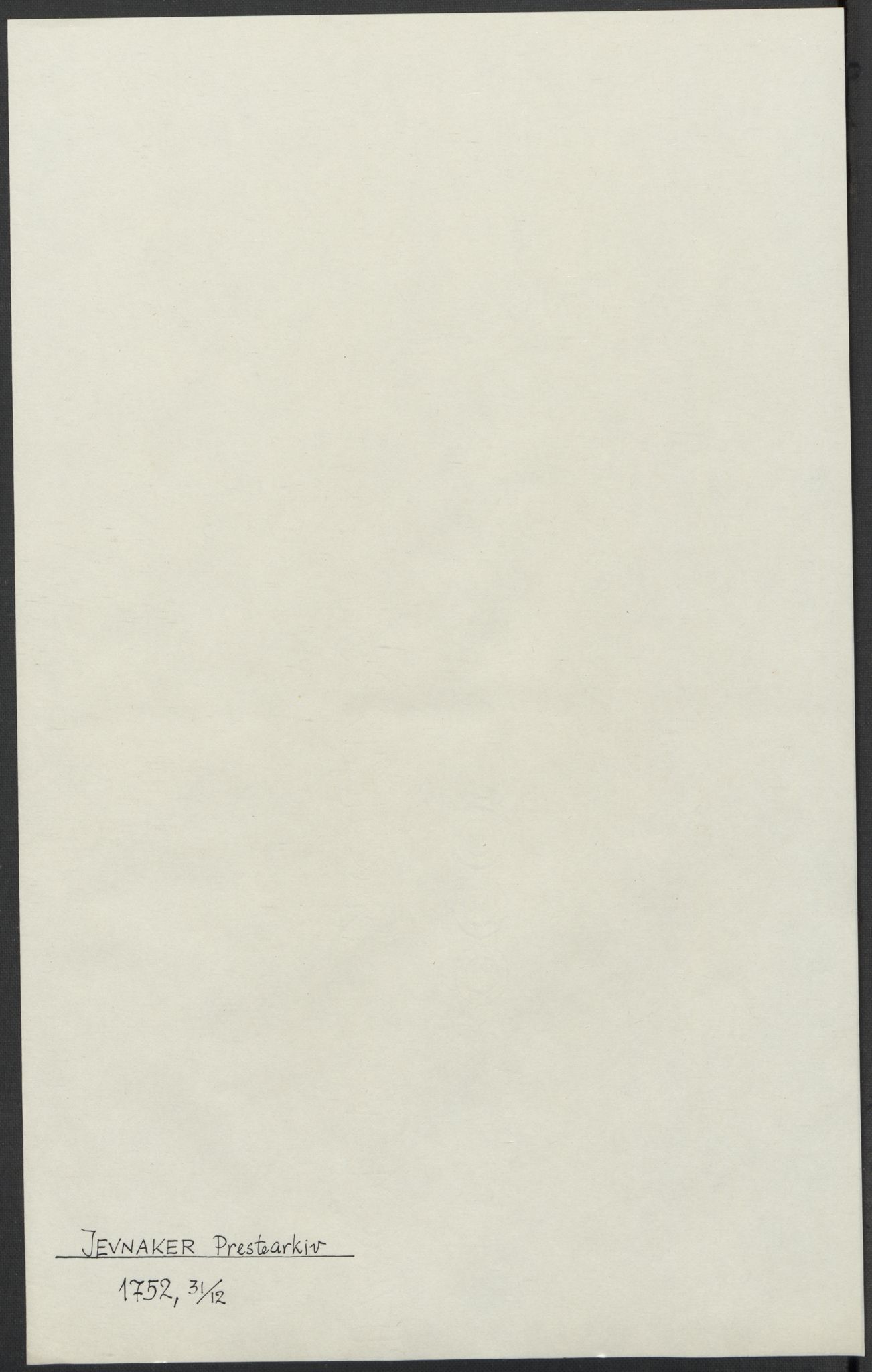 Riksarkivets diplomsamling, RA/EA-5965/F15/L0014: Prestearkiv - Oppland, 1696-1879, s. 100