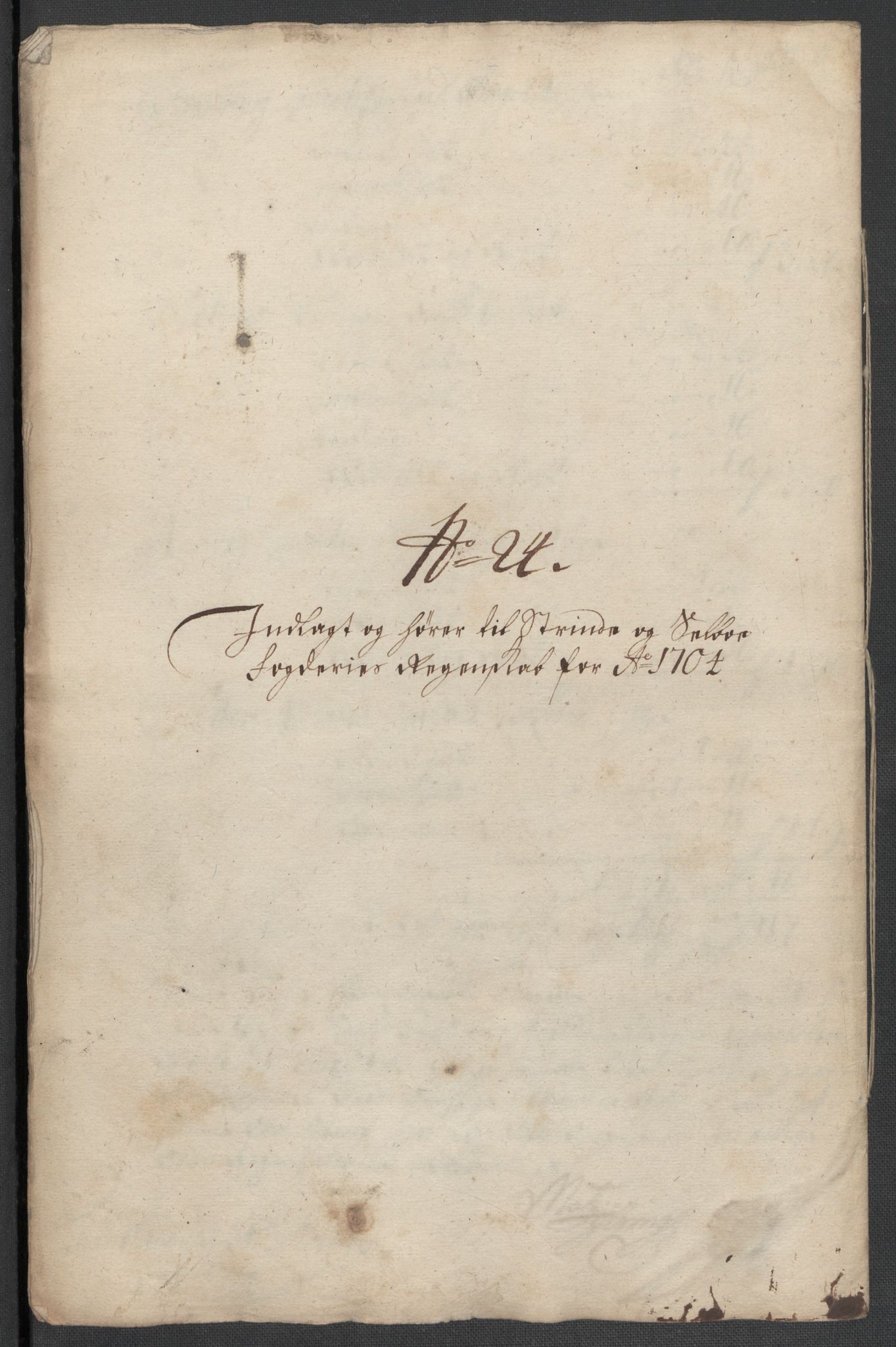 Rentekammeret inntil 1814, Reviderte regnskaper, Fogderegnskap, AV/RA-EA-4092/R61/L4109: Fogderegnskap Strinda og Selbu, 1704-1706, s. 215