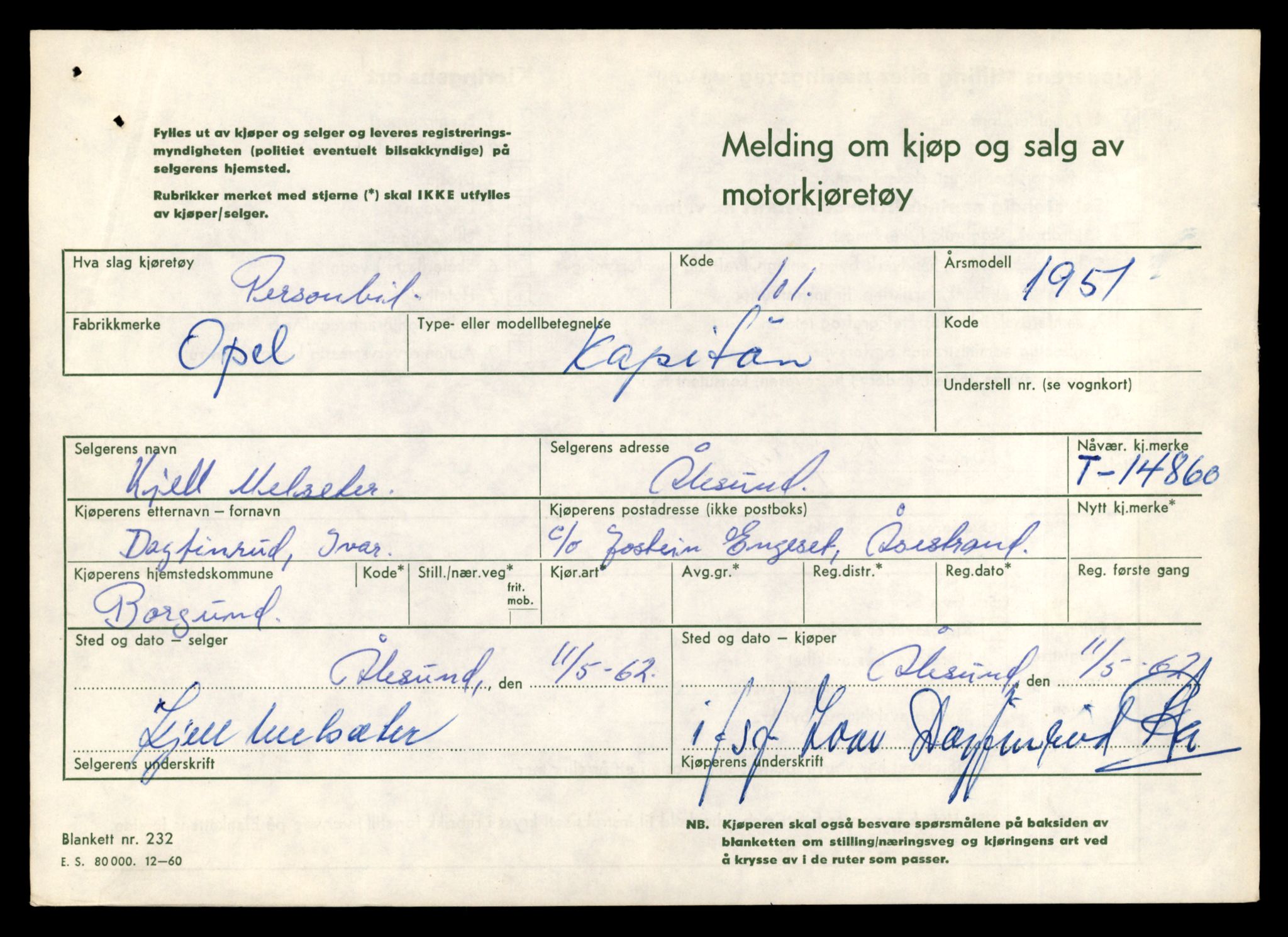 Møre og Romsdal vegkontor - Ålesund trafikkstasjon, AV/SAT-A-4099/F/Fe/L0048: Registreringskort for kjøretøy T 14721 - T 14863, 1927-1998, s. 3215