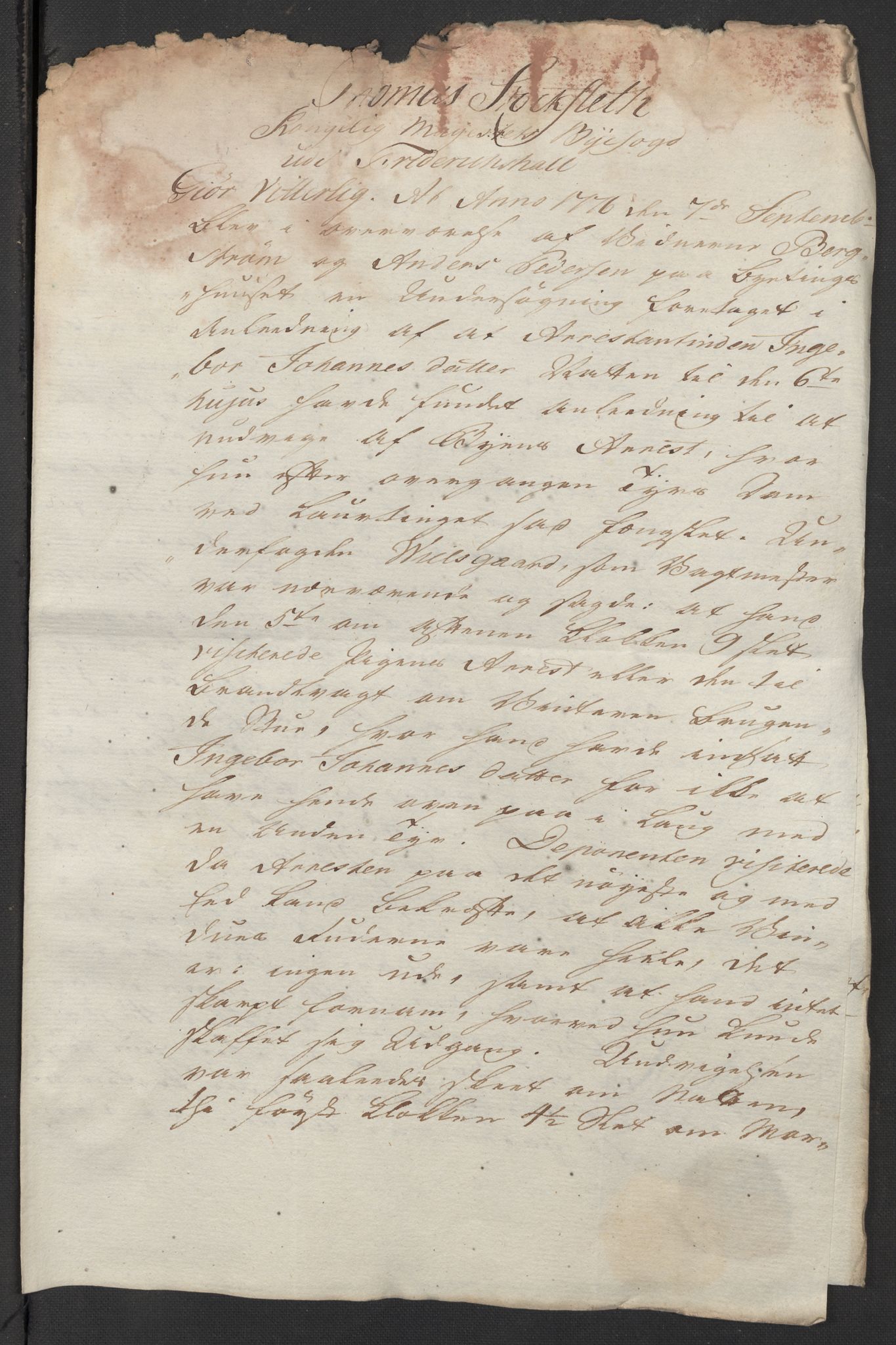 Kristiania stiftamt, SAO/A-10386/G/Gm/L0011: Domsakter og forhør, 1776, s. 35
