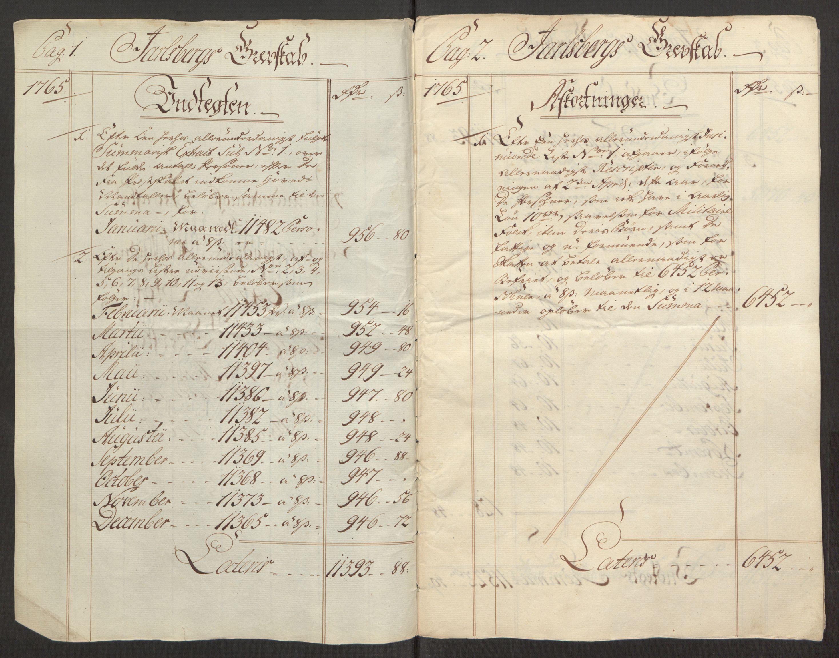 Rentekammeret inntil 1814, Reviderte regnskaper, Fogderegnskap, AV/RA-EA-4092/R32/L1960: Ekstraskatten Jarlsberg grevskap, 1762-1772, s. 72