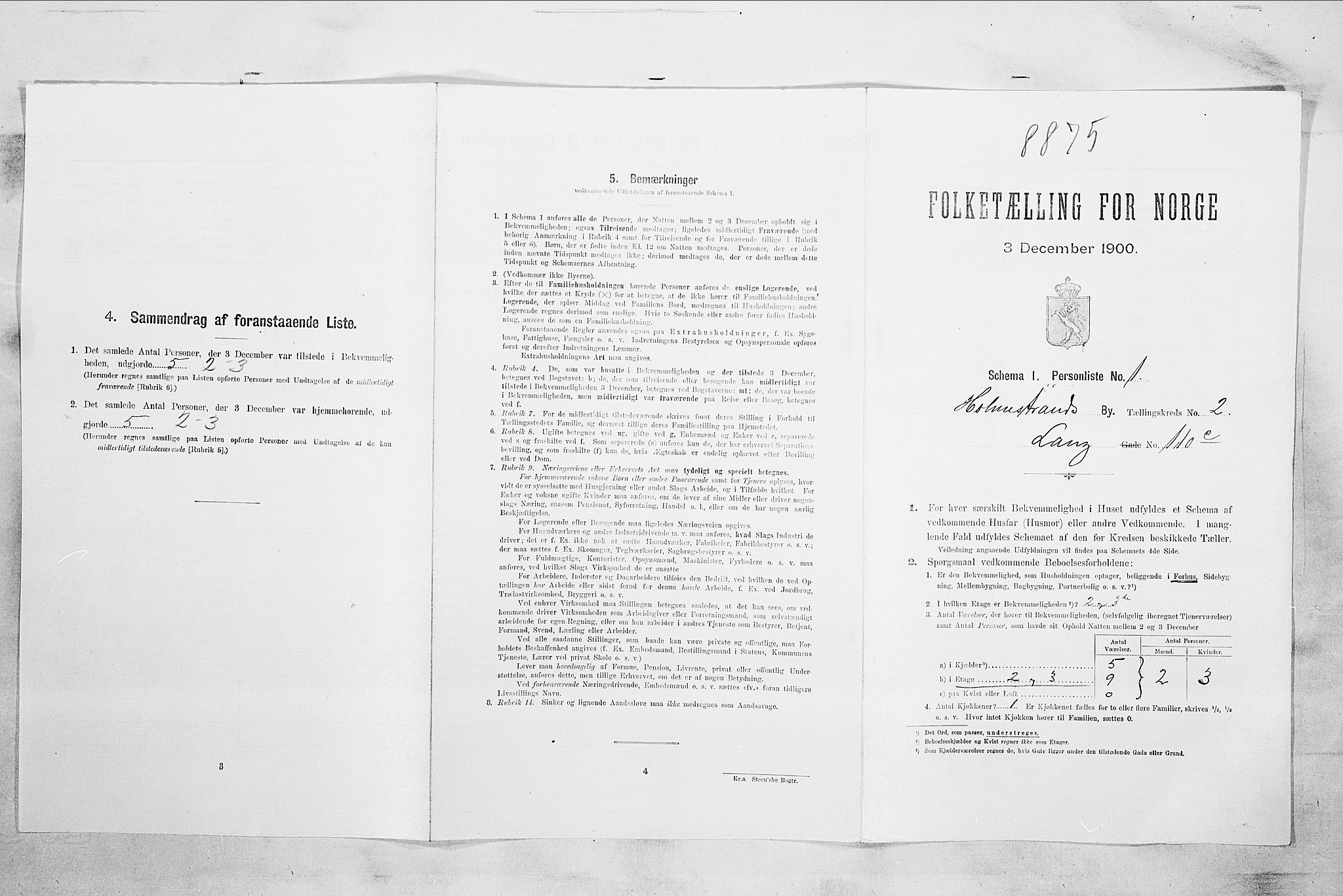 RA, Folketelling 1900 for 0702 Holmestrand kjøpstad, 1900, s. 621