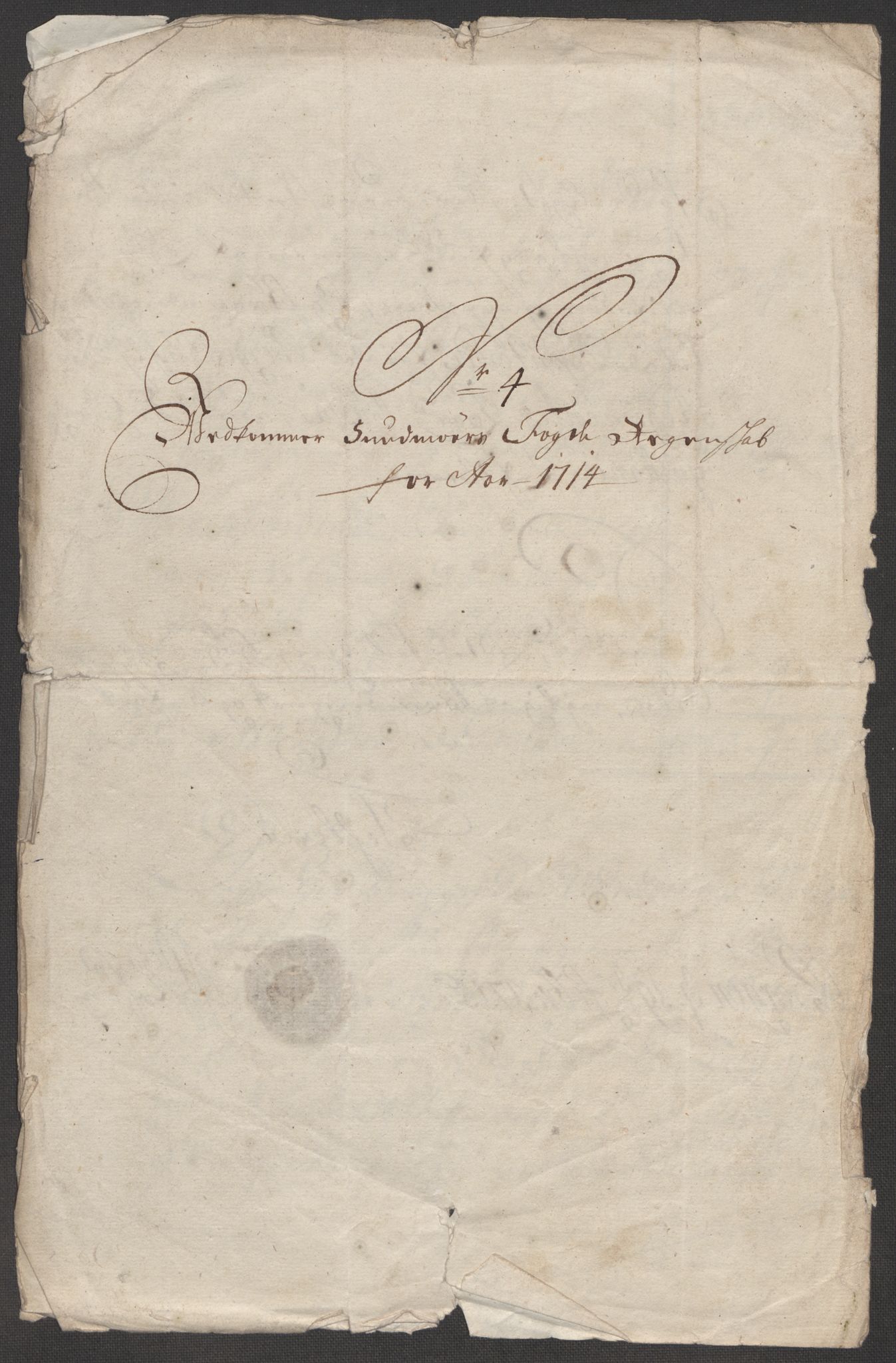 Rentekammeret inntil 1814, Reviderte regnskaper, Fogderegnskap, RA/EA-4092/R54/L3566: Fogderegnskap Sunnmøre, 1714, s. 108