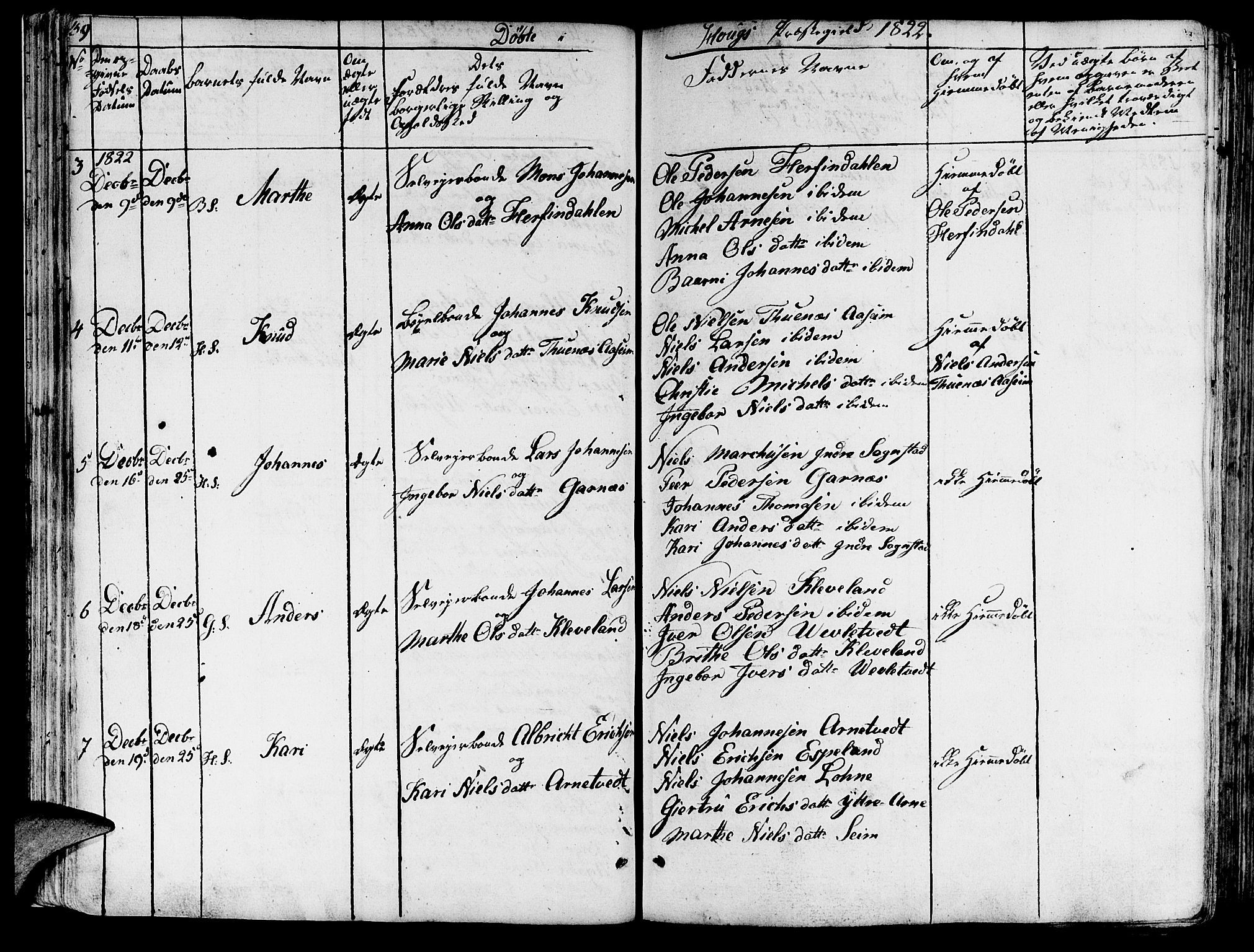 Haus sokneprestembete, SAB/A-75601/H/Haa: Ministerialbok nr. A 13, 1821-1827, s. 39