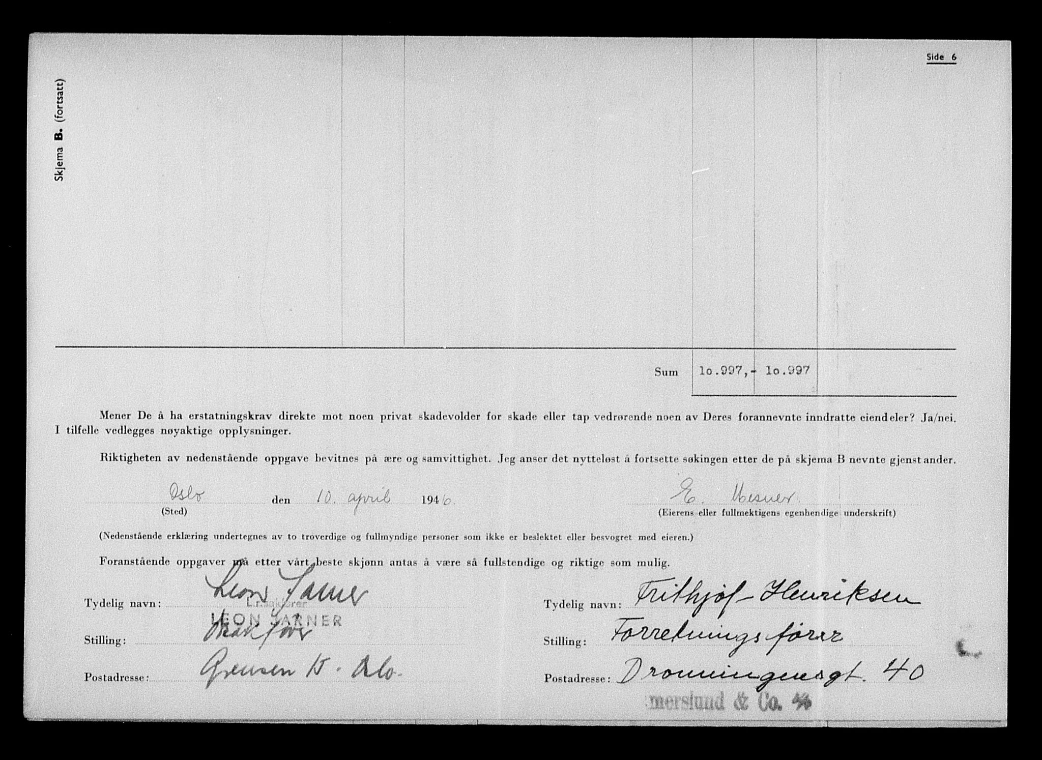 Justisdepartementet, Tilbakeføringskontoret for inndratte formuer, AV/RA-S-1564/H/Hc/Hcc/L0964: --, 1945-1947, s. 29