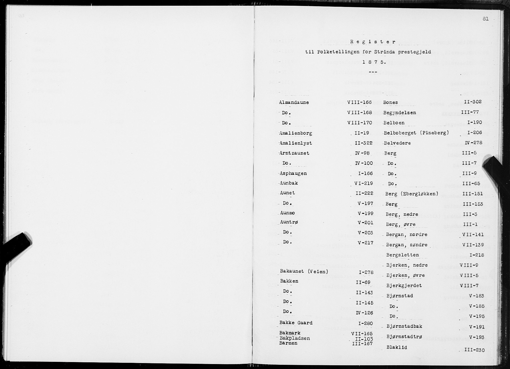 SAT, Folketelling 1875 for 1660P Strinda prestegjeld, 1875, s. 81