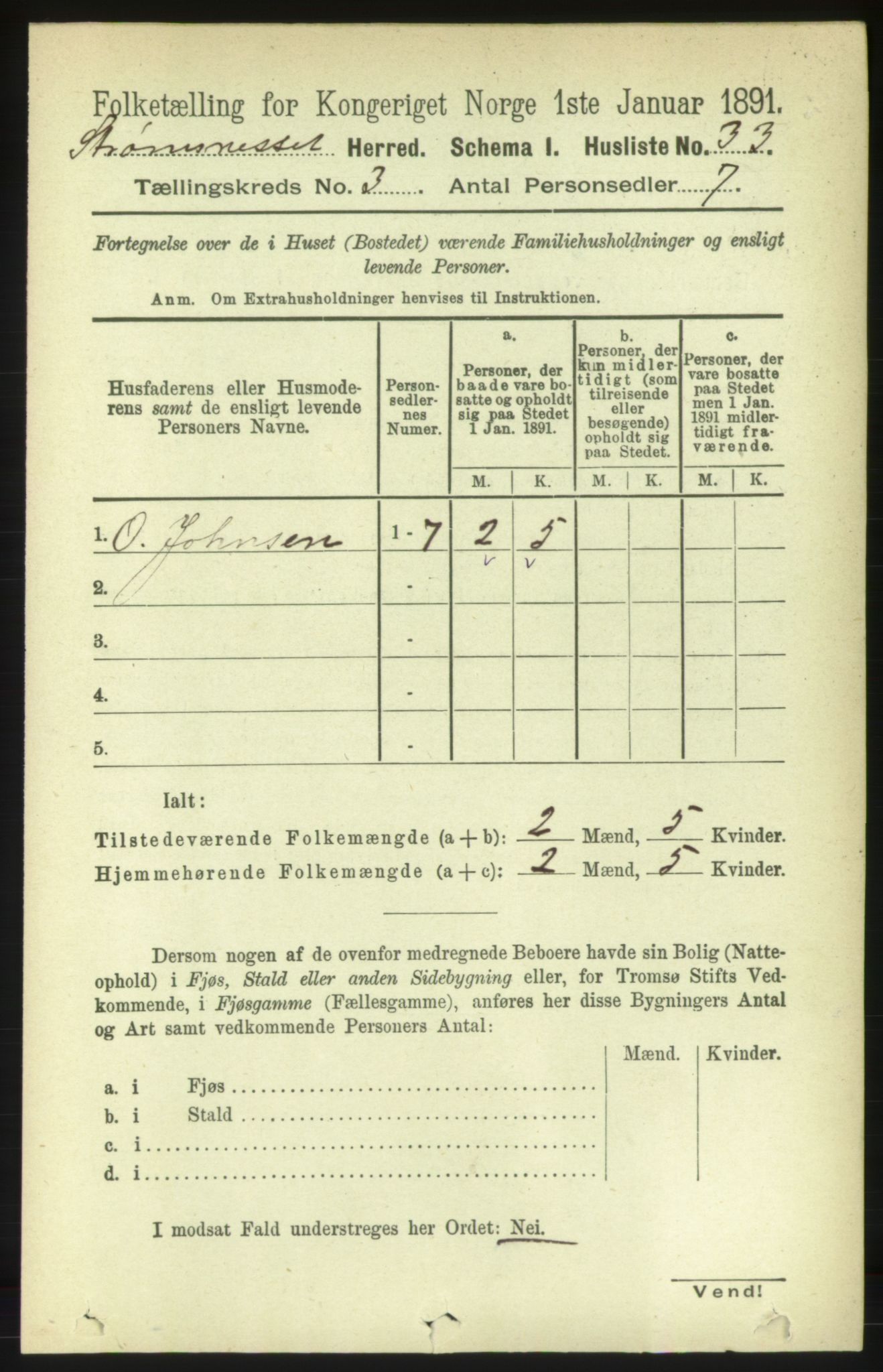 RA, Folketelling 1891 for 1559 Straumsnes herred, 1891, s. 456