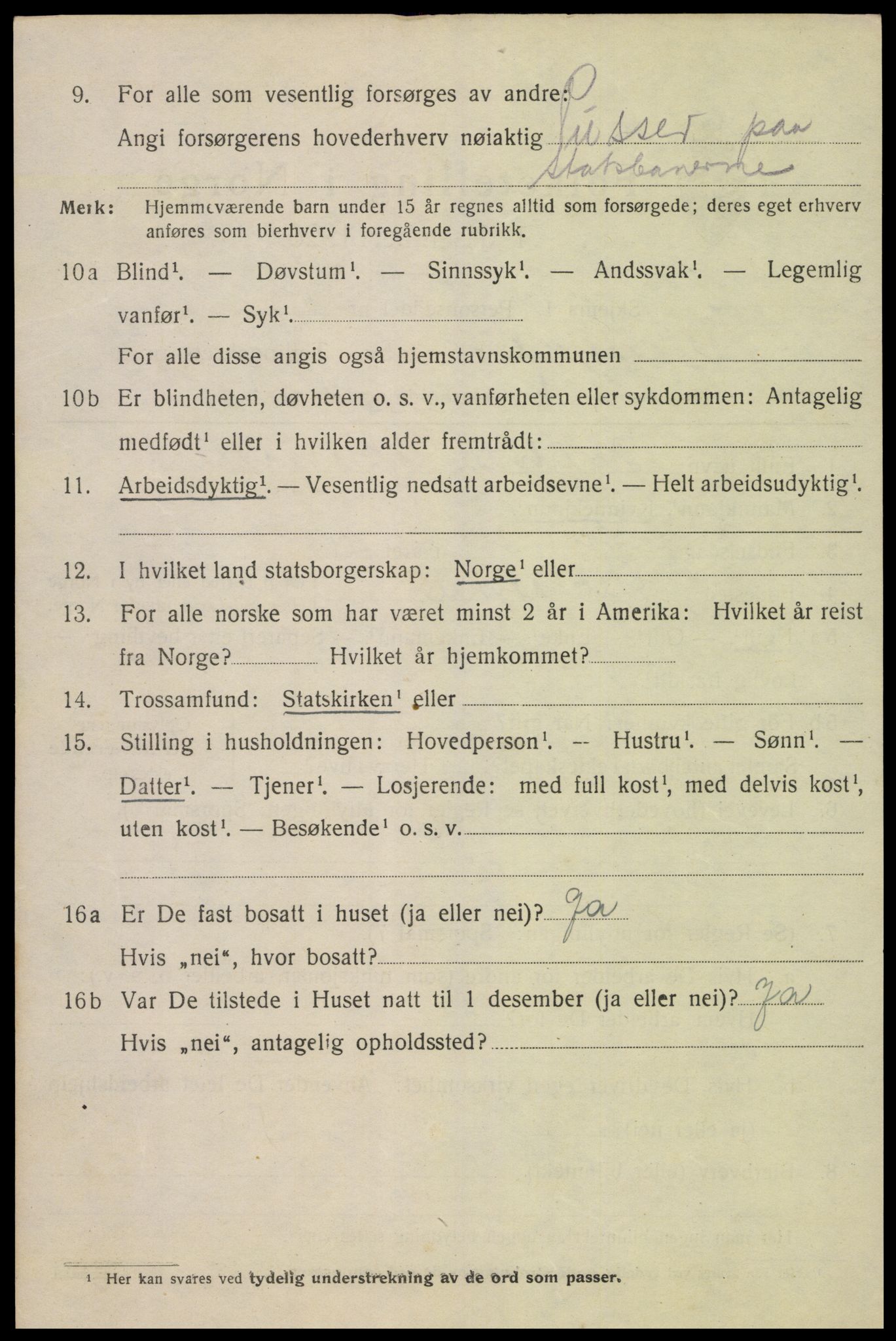 SAK, Folketelling 1920 for 1004 Flekkefjord kjøpstad, 1920, s. 5817