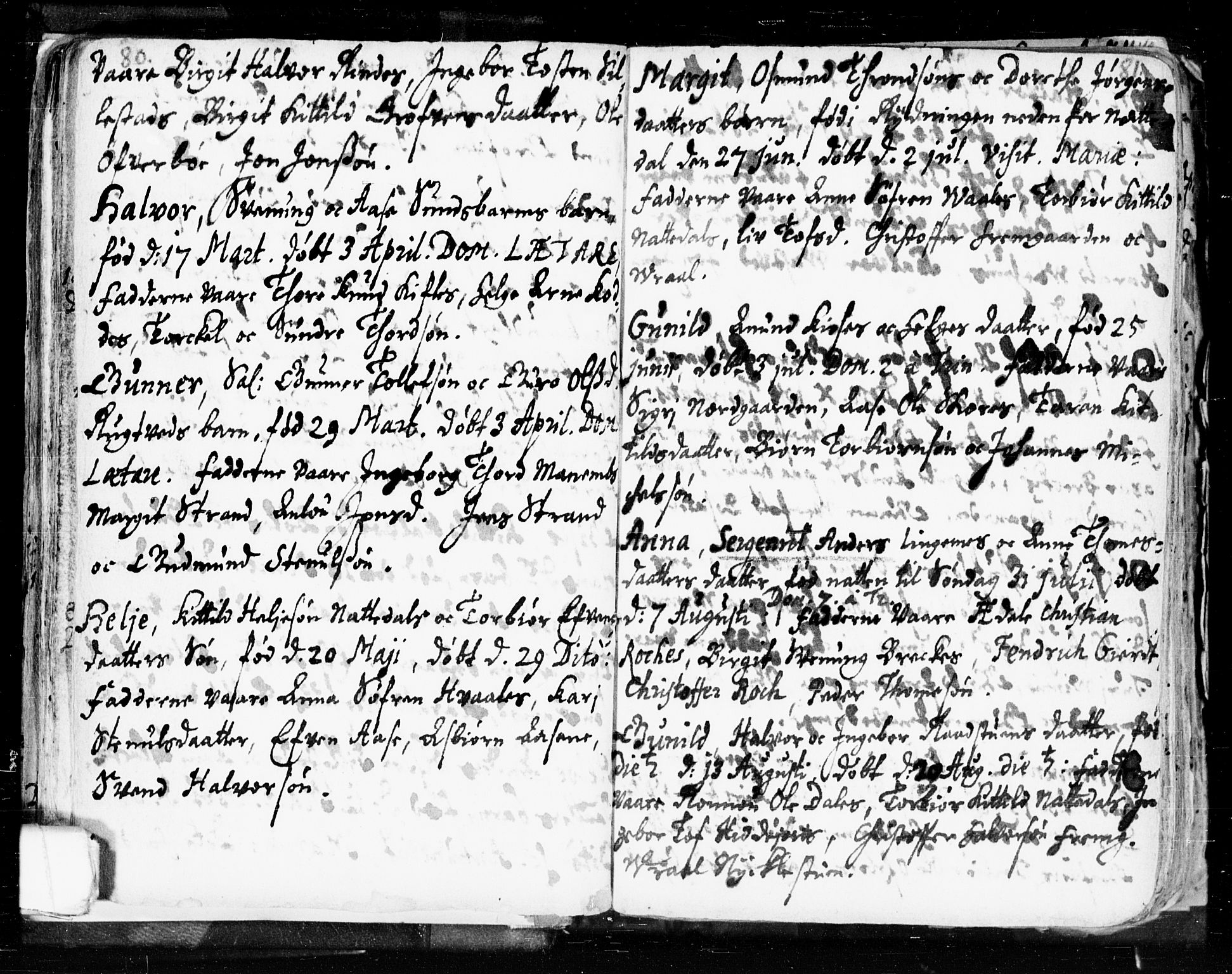 Seljord kirkebøker, SAKO/A-20/F/Fa/L0002: Ministerialbok nr. I 2, 1689-1713, s. 80-81
