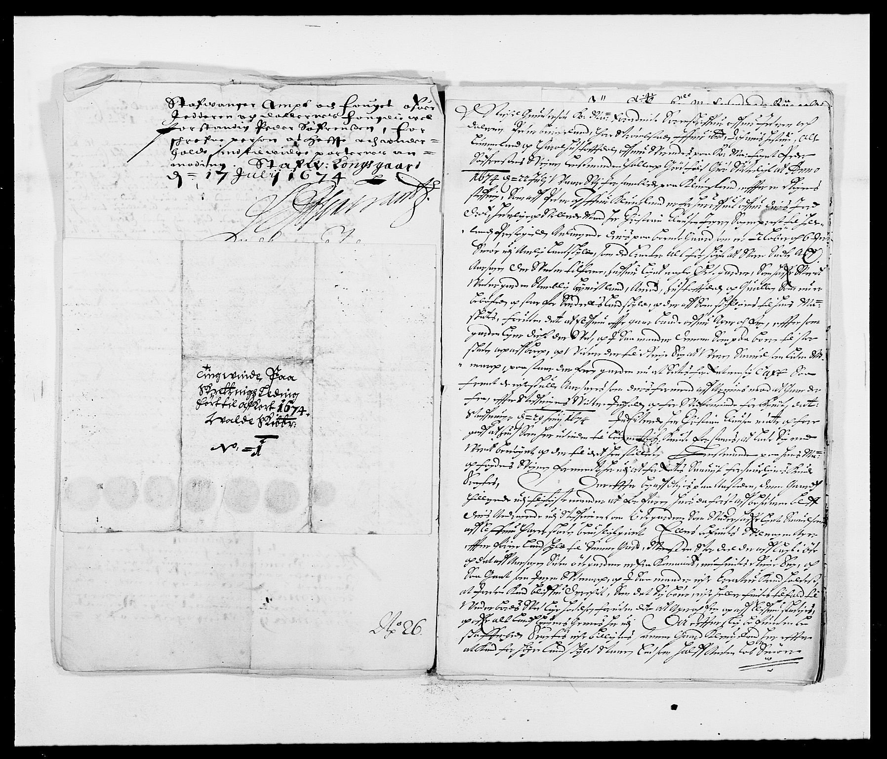 Rentekammeret inntil 1814, Reviderte regnskaper, Fogderegnskap, AV/RA-EA-4092/R46/L2714: Fogderegnskap Jæren og Dalane, 1673-1674, s. 431