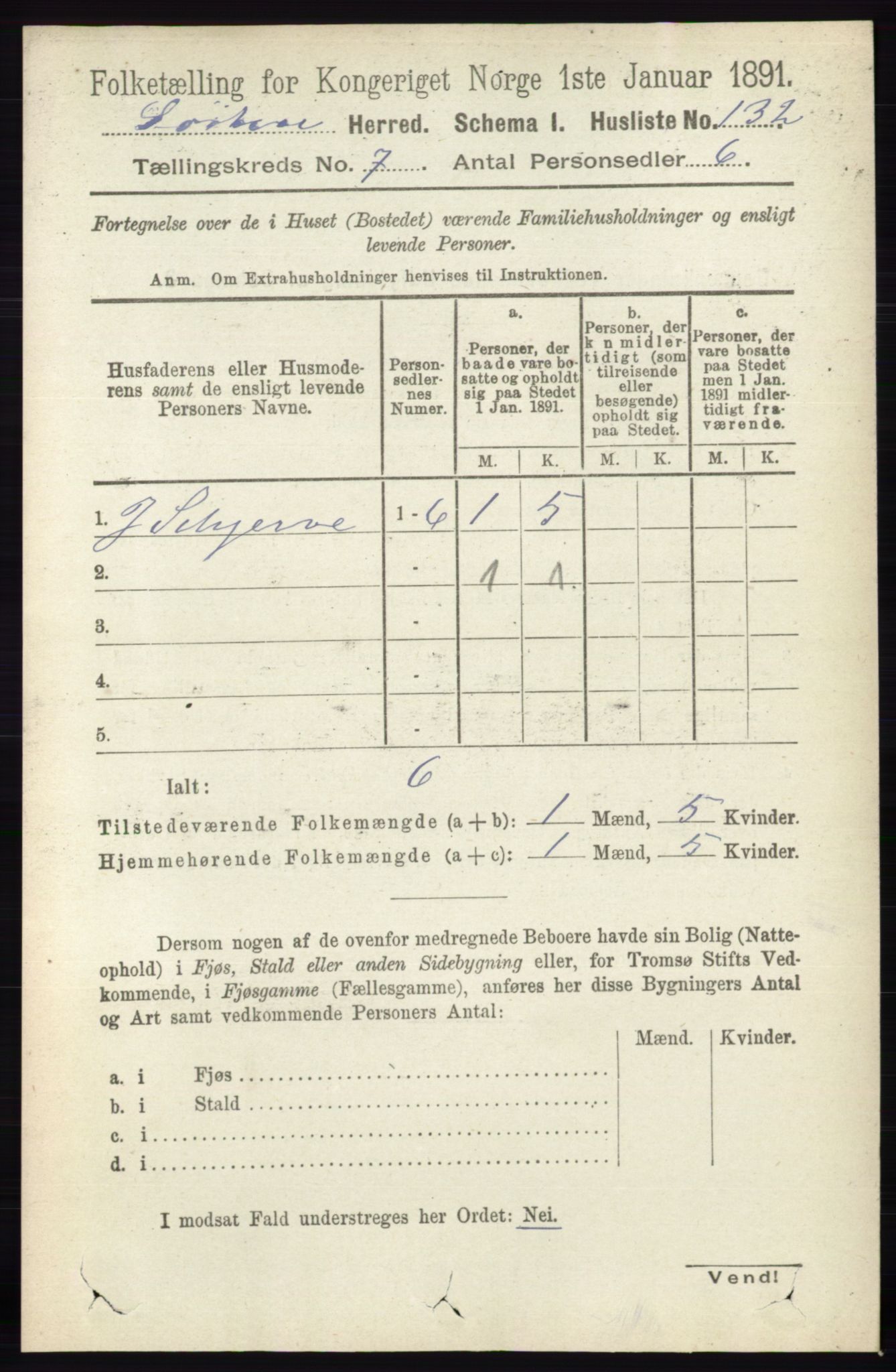 RA, Folketelling 1891 for 0415 Løten herred, 1891, s. 4400