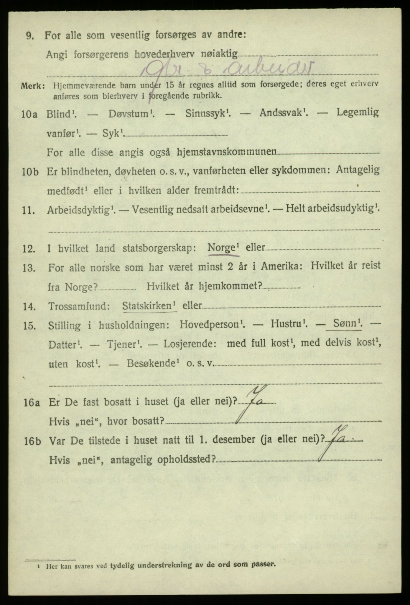 SAB, Folketelling 1920 for 1246 Fjell herred, 1920, s. 11561