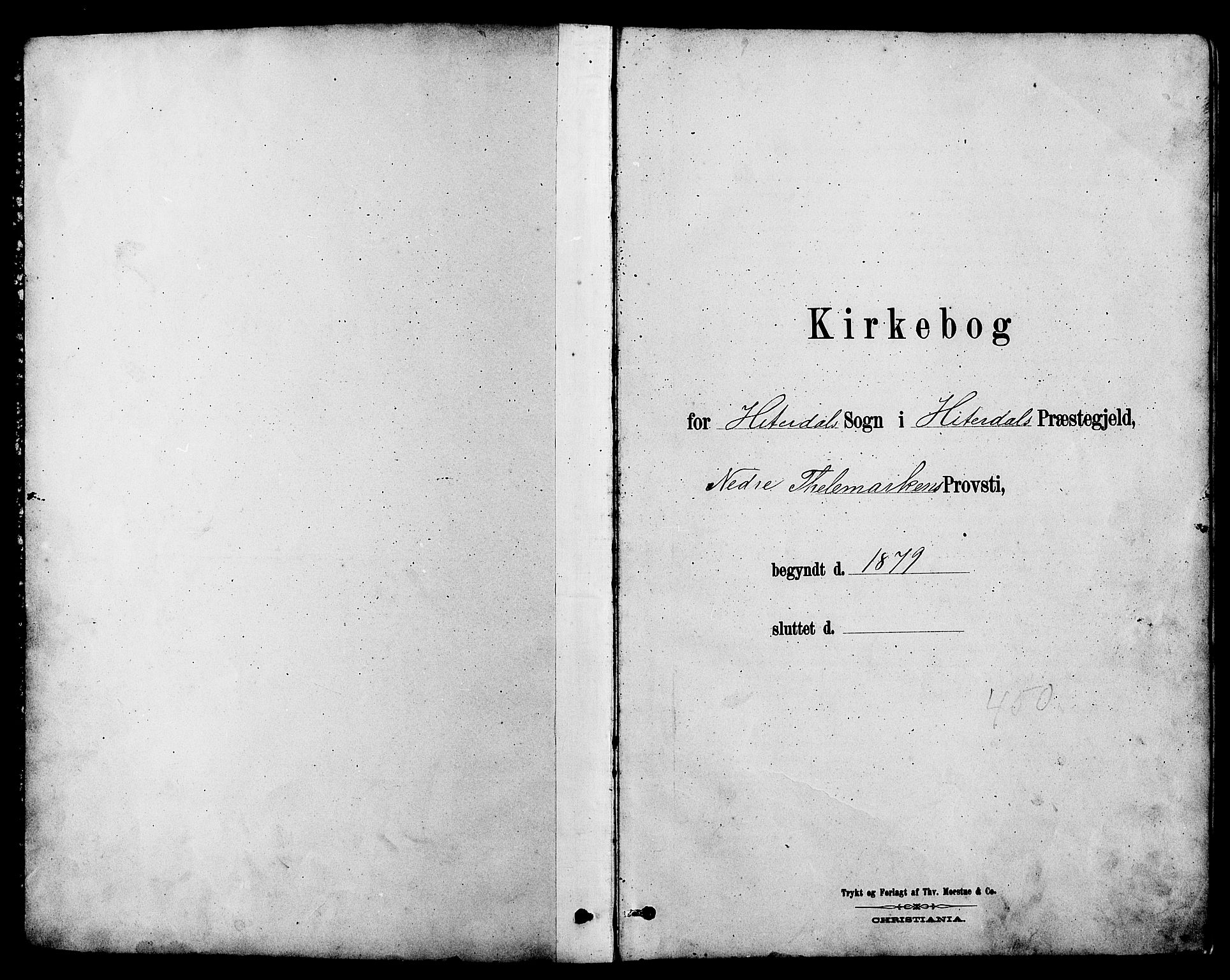 Heddal kirkebøker, SAKO/A-268/G/Ga/L0002: Klokkerbok nr. I 2, 1879-1908