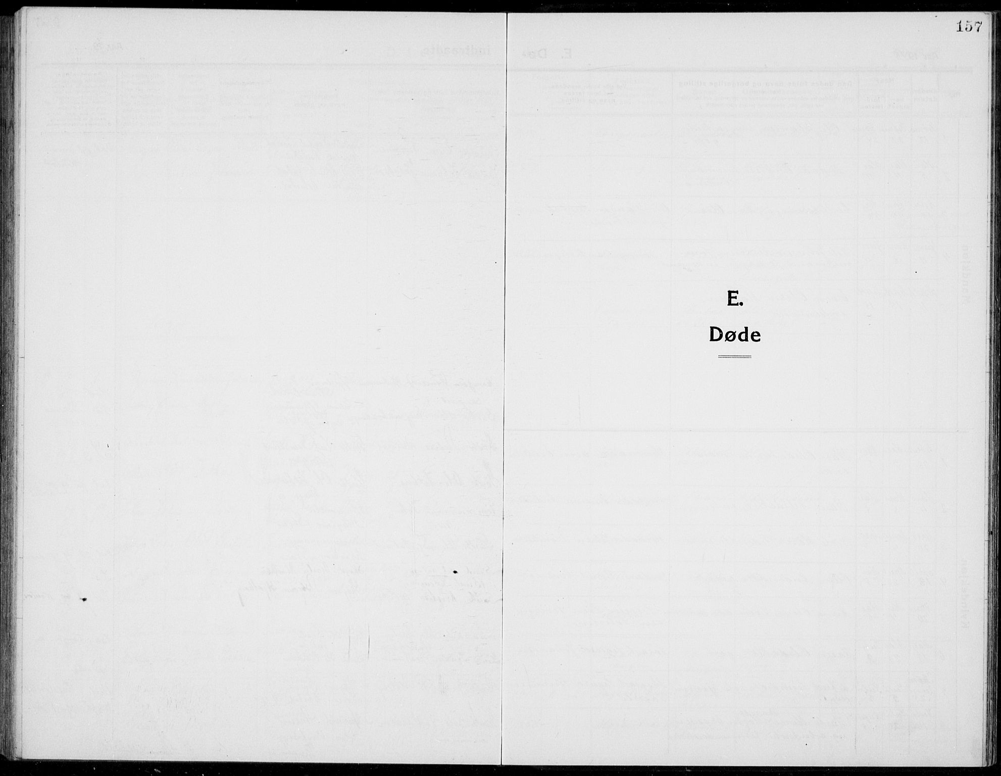 Stange prestekontor, SAH/PREST-002/L/L0017: Klokkerbok nr. 17, 1918-1936, s. 157